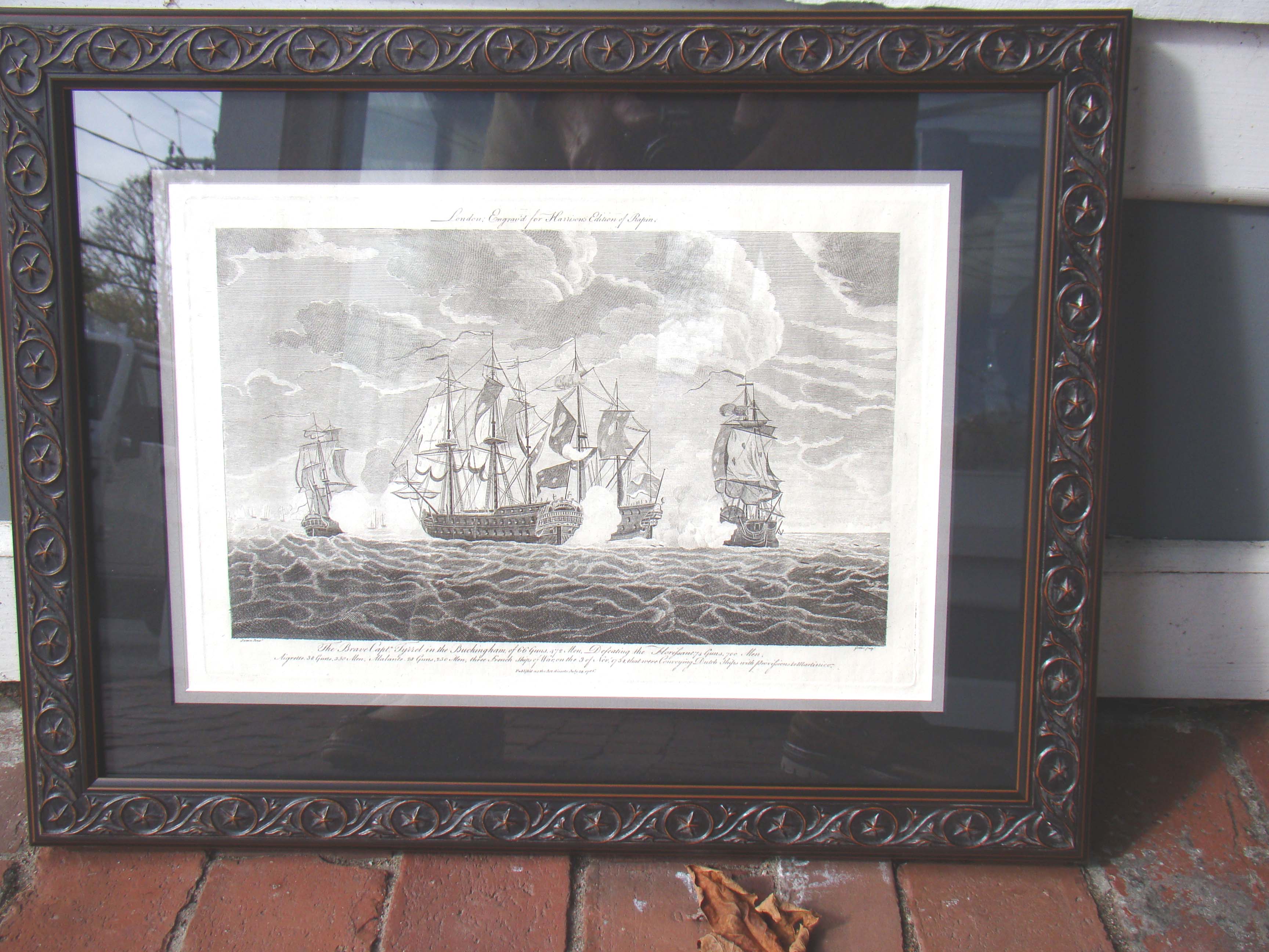A pair of 18th century Naval Battle engravings published in 1786 — image 3