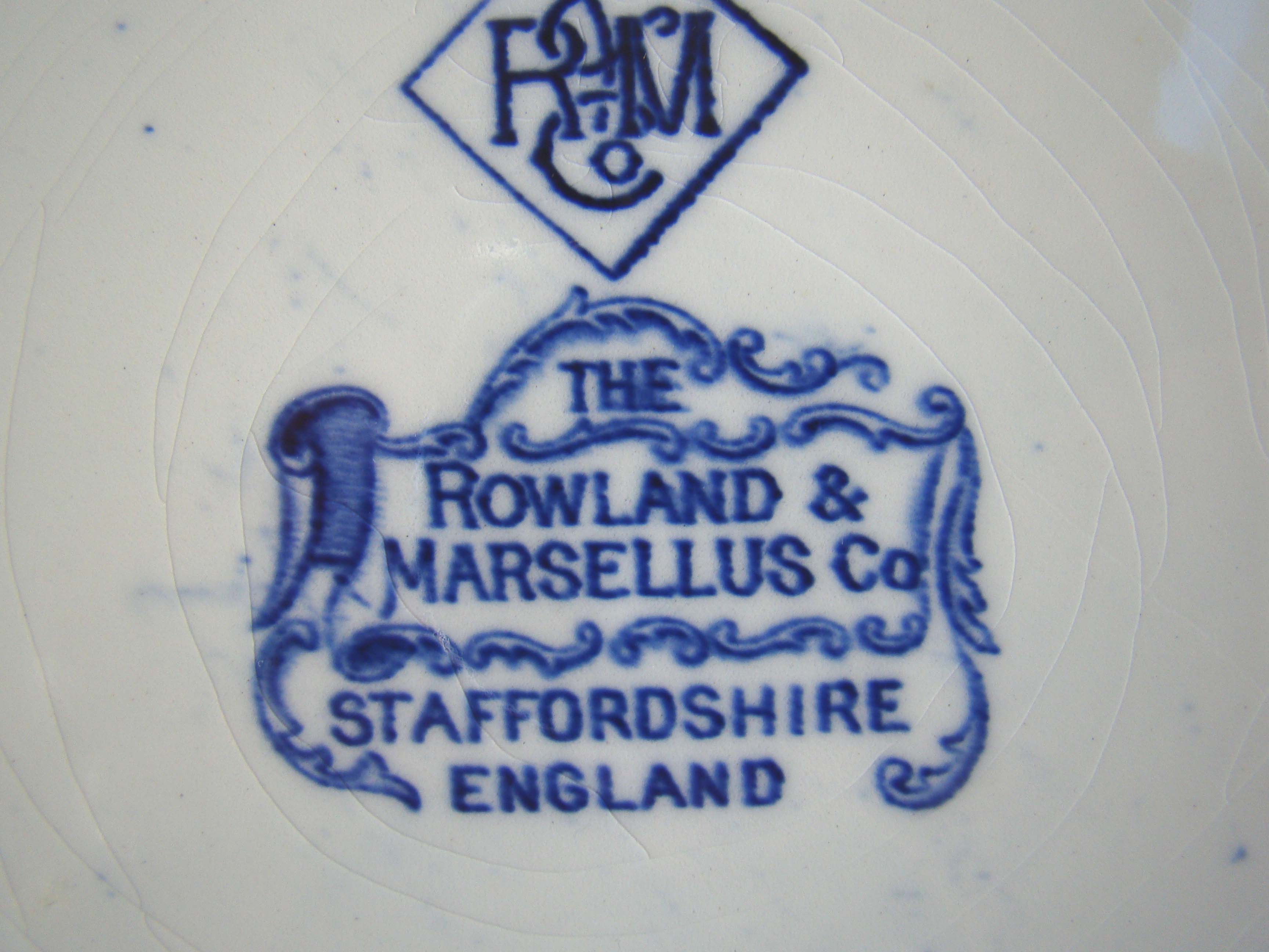 Souvenir plate of Boston by Rowland & Marsellus circa 1905 — image 2