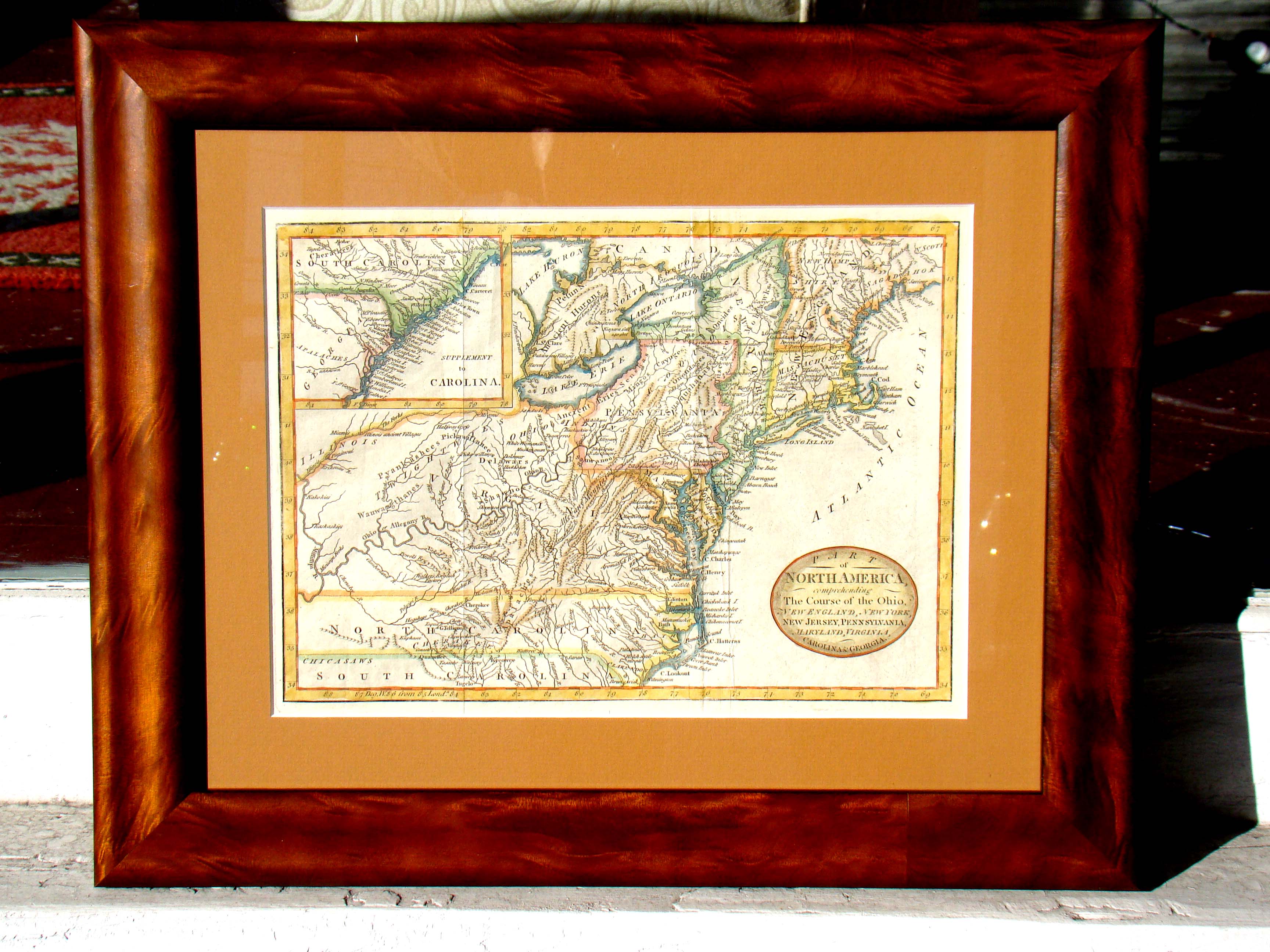A Map of North America printed in 1789 — image 2