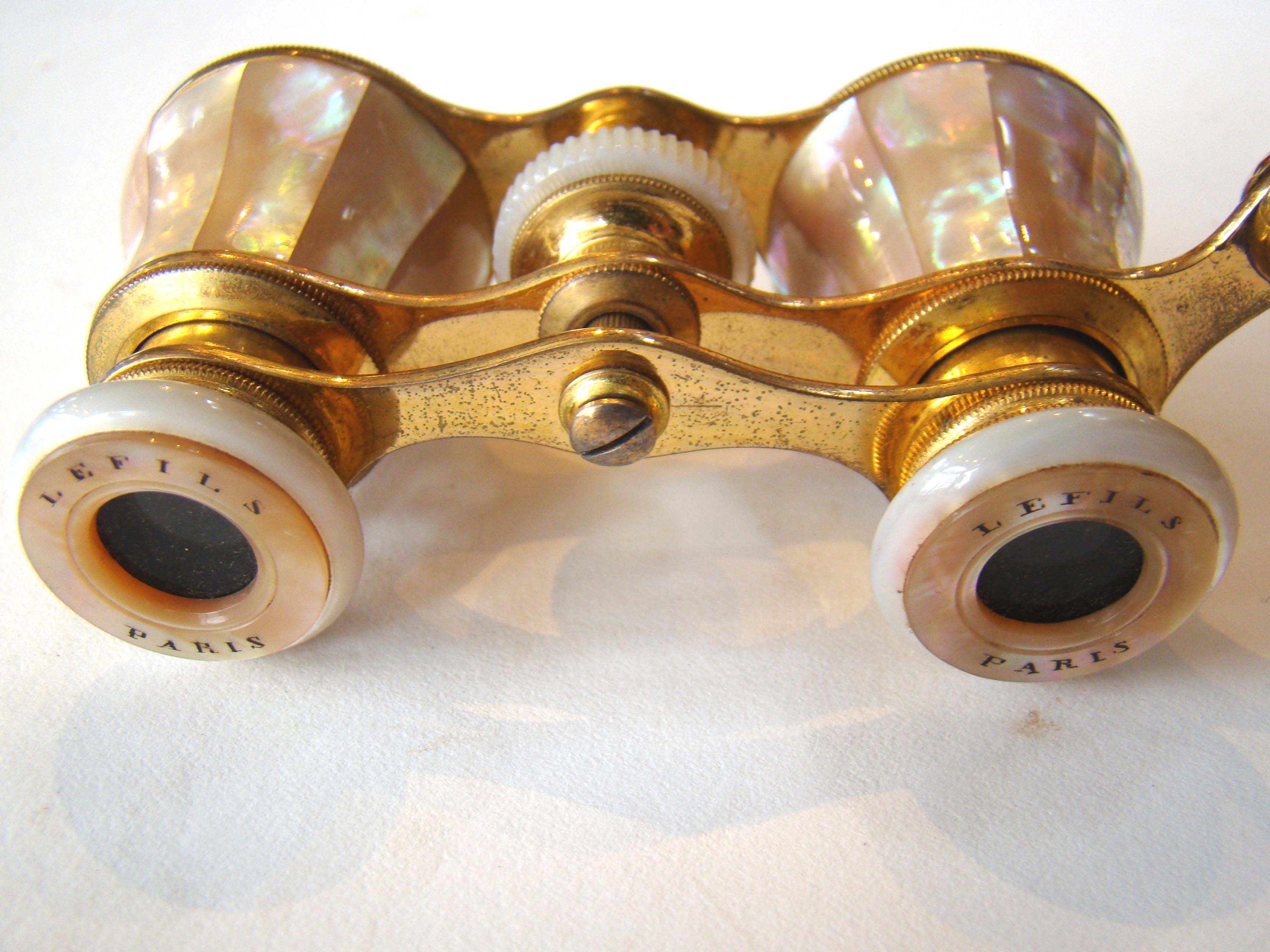 A fine pair of late 19th century French opera glasses made by Lefils of Paris — image 2