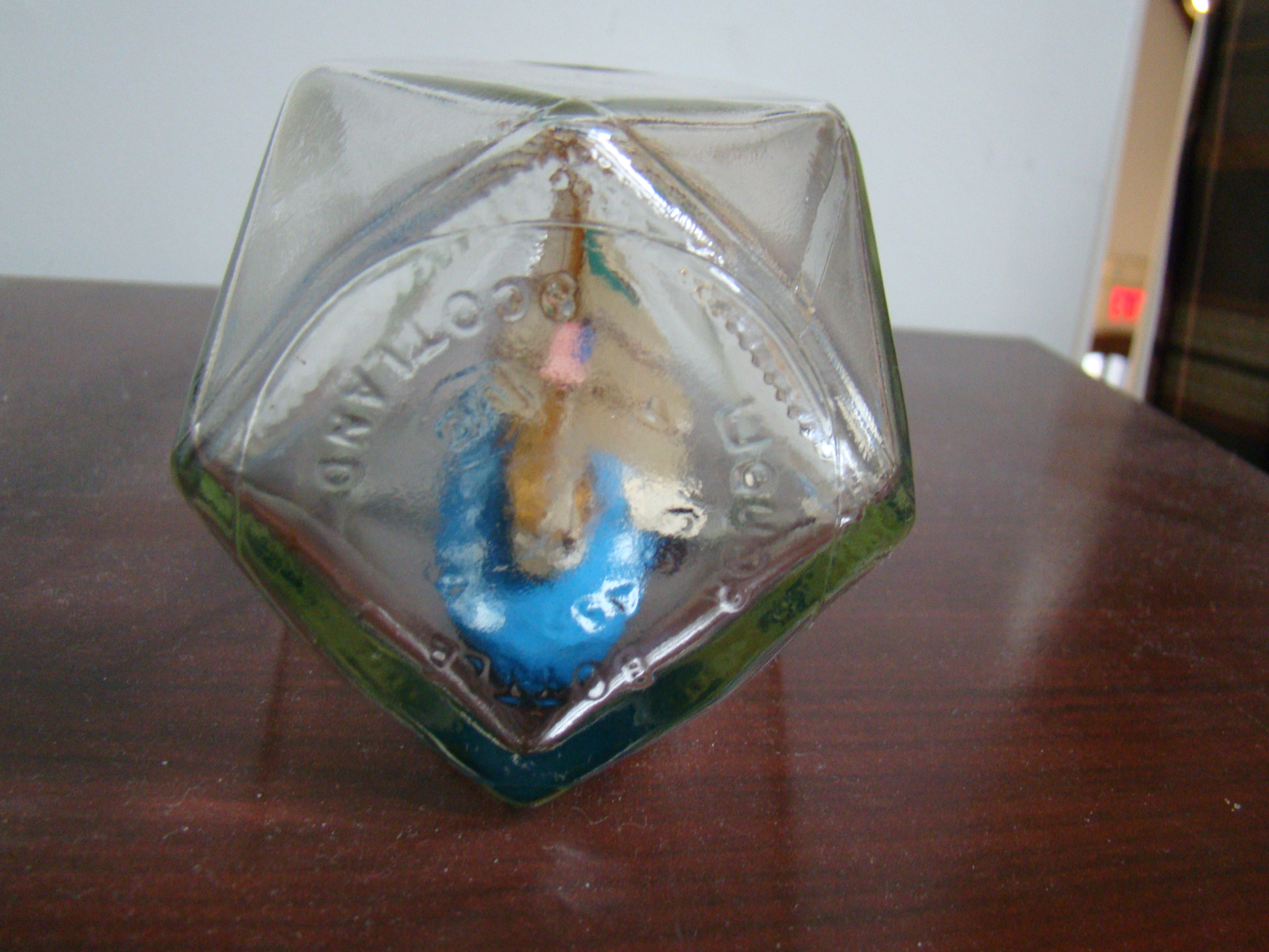 A fine vintage SHIP-IN-A BOTTLE depicting the U S Coast Guard Academy's sail training ship the EAGLE — image 4