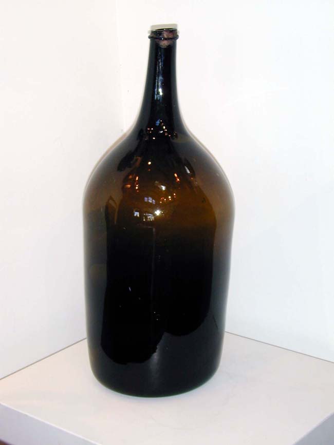 A Large 18th Century Wine Bottle From France