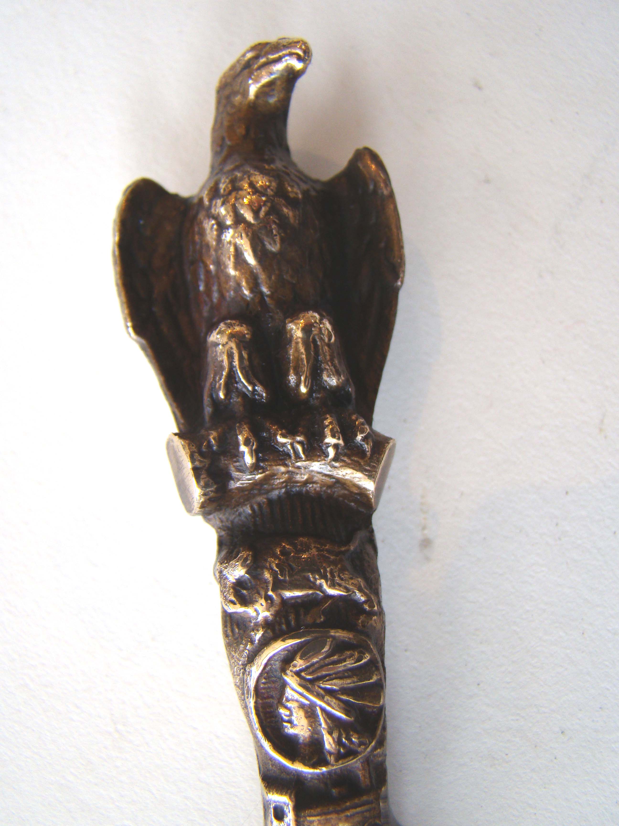 A rare collection of  eight brass letter openers circa 1875 to 1920 — image 3