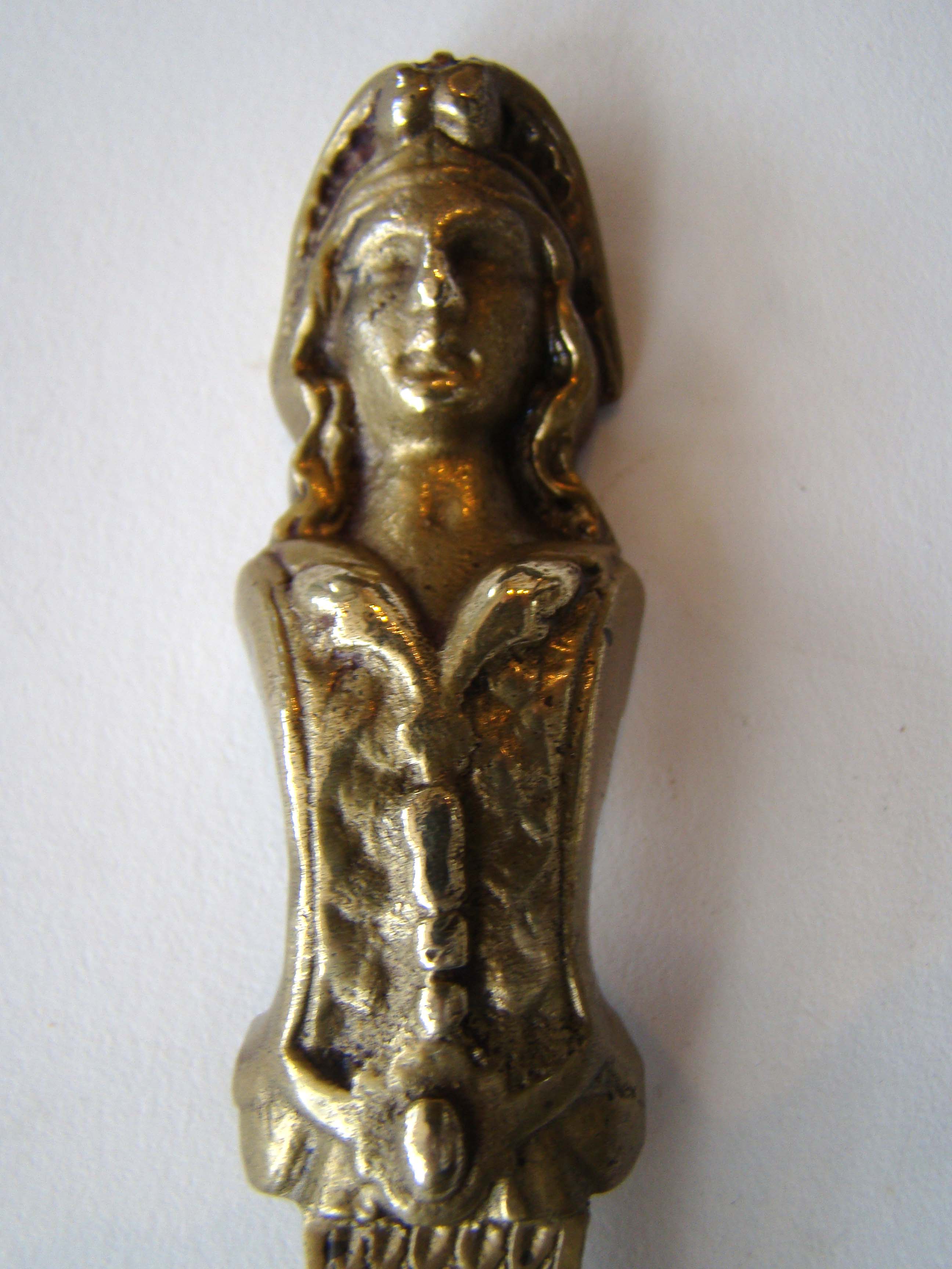 A rare collection of  eight brass letter openers circa 1875 to 1920 — image 11