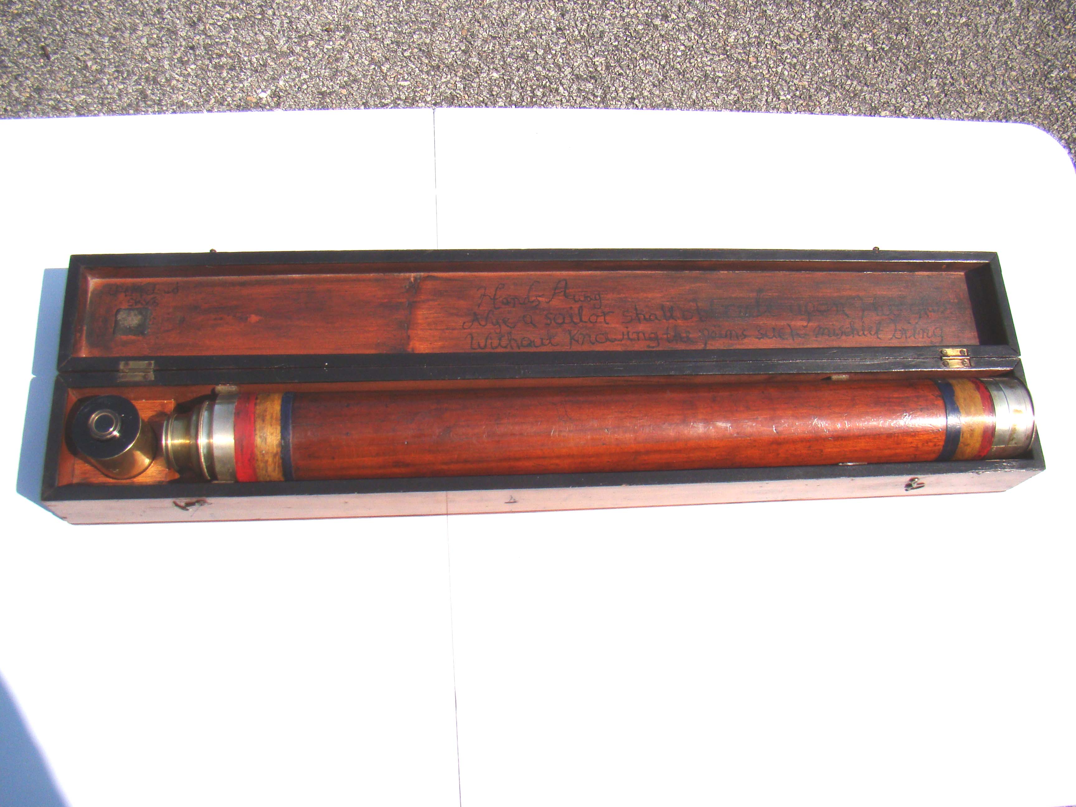 A FINE AND RARE PRESENTATION CAPTAIN'S SPYGLASS MADE BY GILBERT & CO., LONDON, CIRCA 1795 — image 8