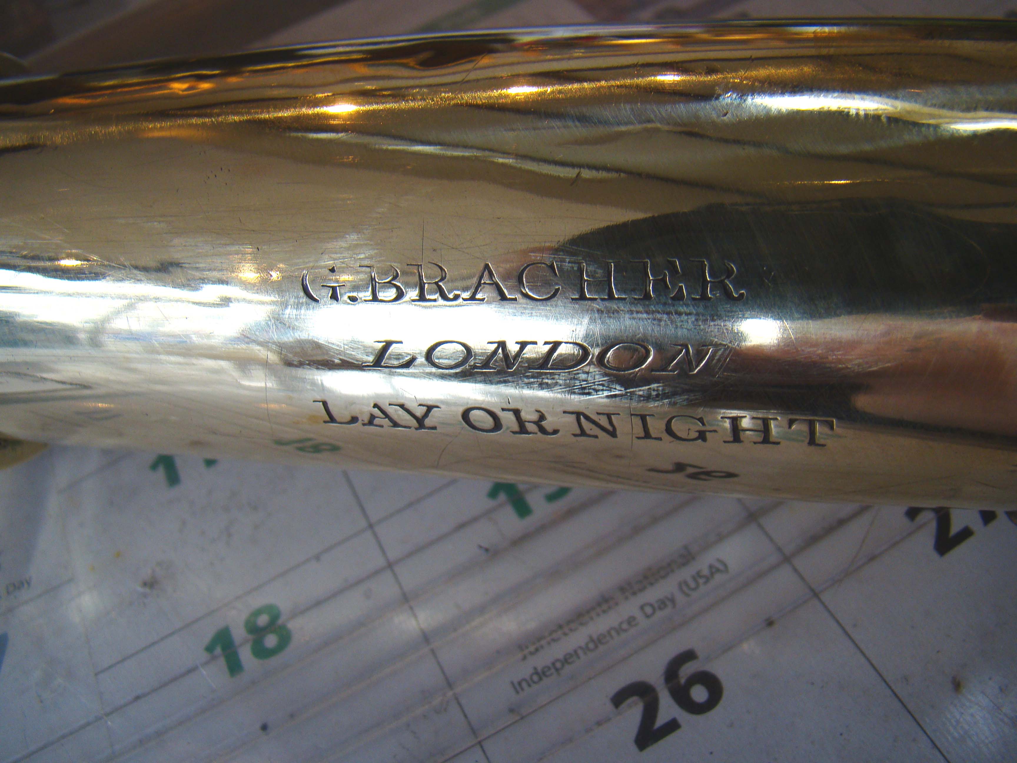 A 19th century Captain's telescope made by George Bracher of London circa 1826 — image 3