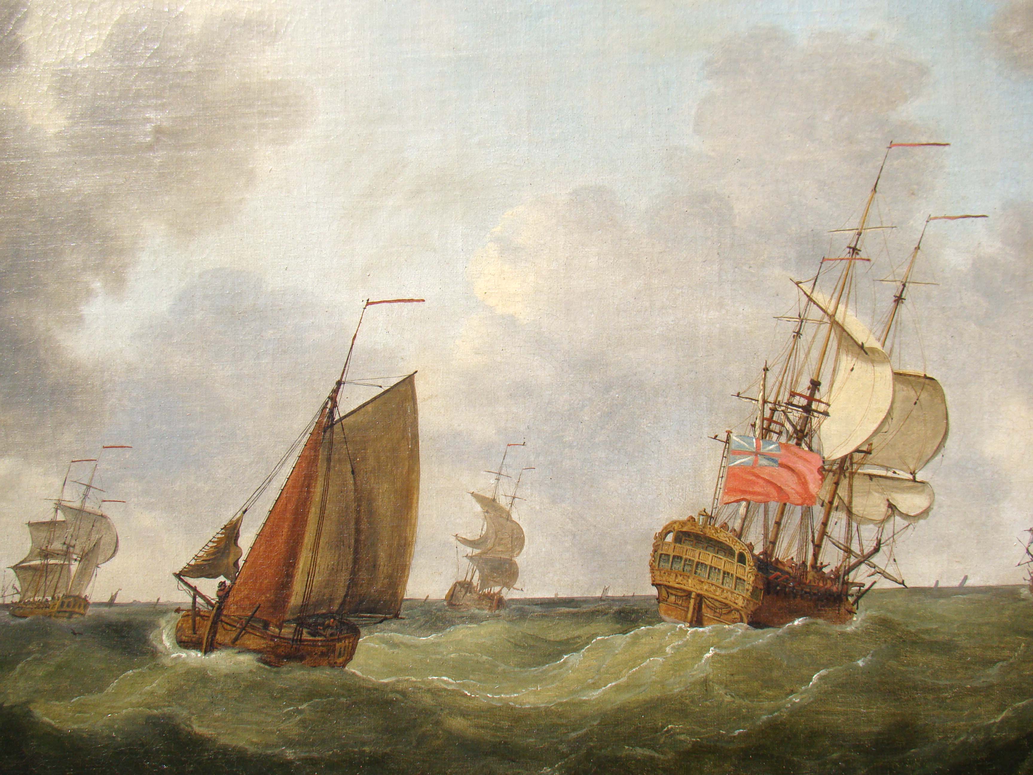 A fine 18th century maritime painting by Francis Swaine 1720-1782 — image 3