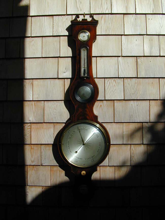 Early 19th Century English Wheel Barometer with 10" dial