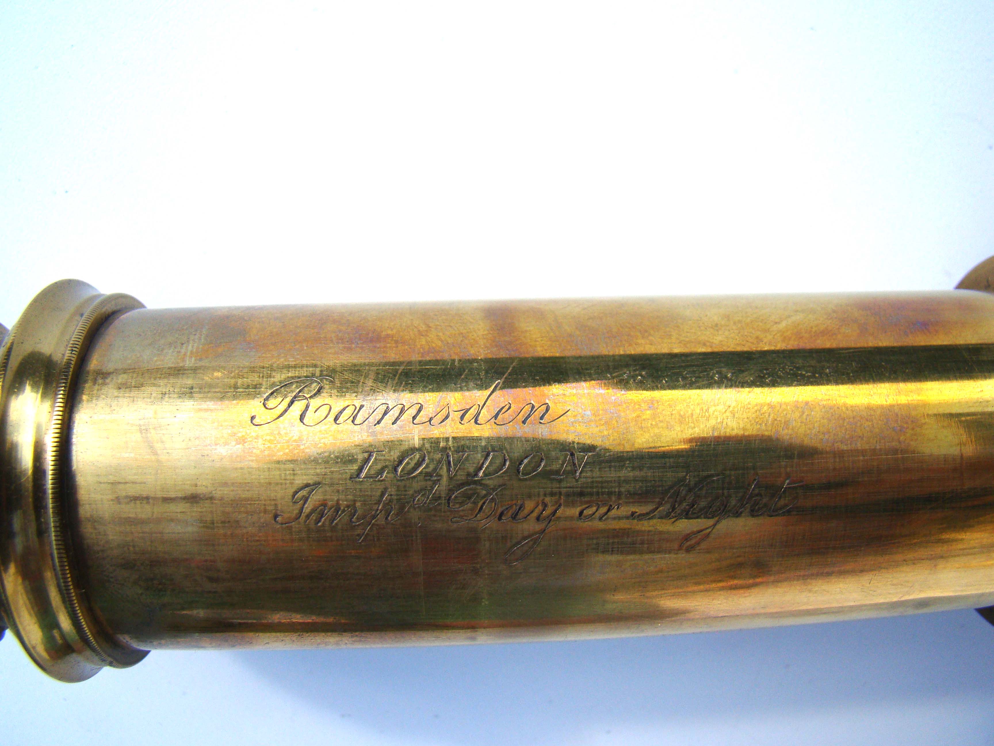 A fine and RARE four-draw telescope made by JESSE RAMSDEN (1735-1800) circa 1775-1780 — image 2