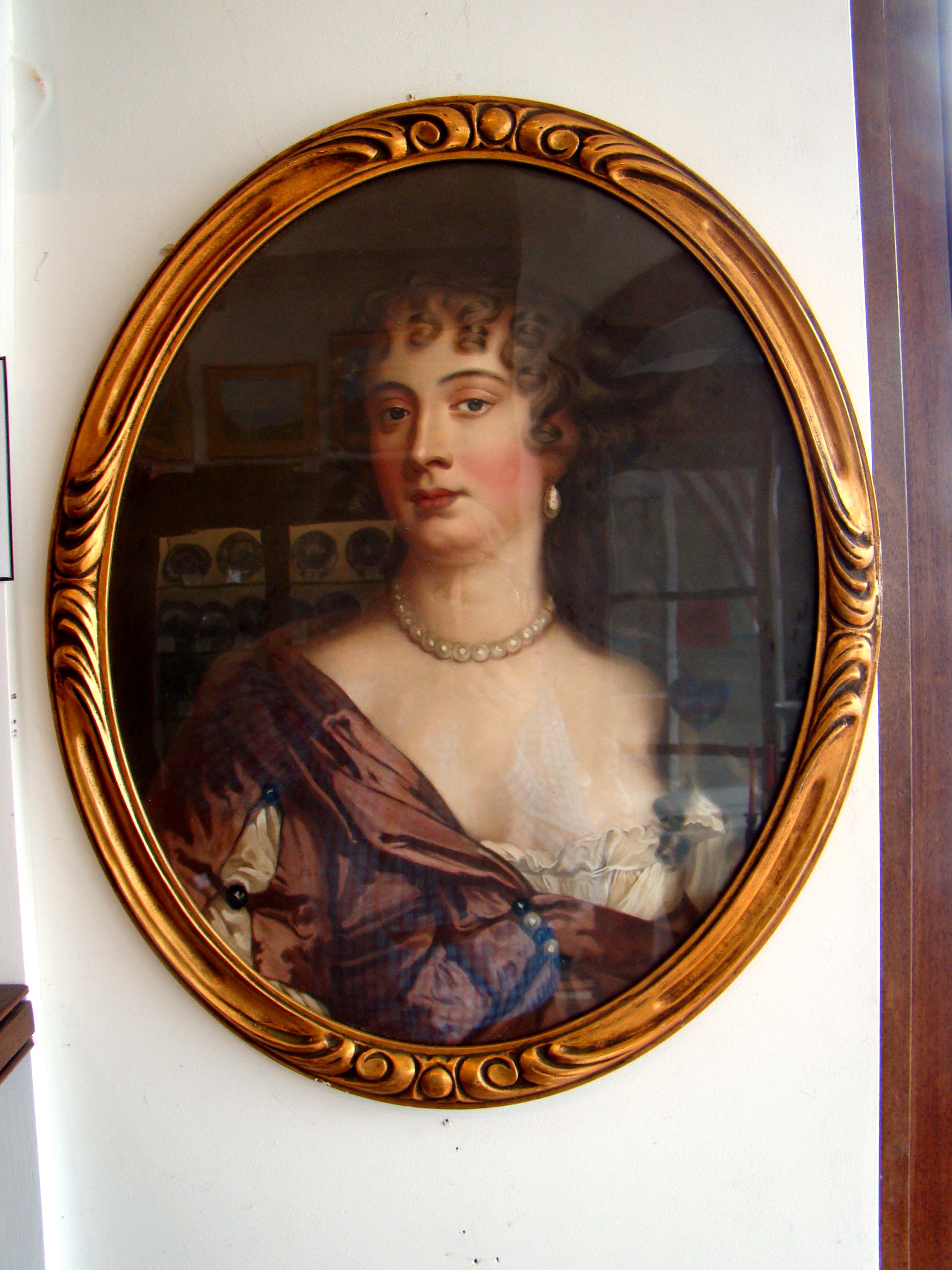 A 19th century mezzotint print of QUEEN CHARLOTTE (1761-1818) Queen consort to King George III