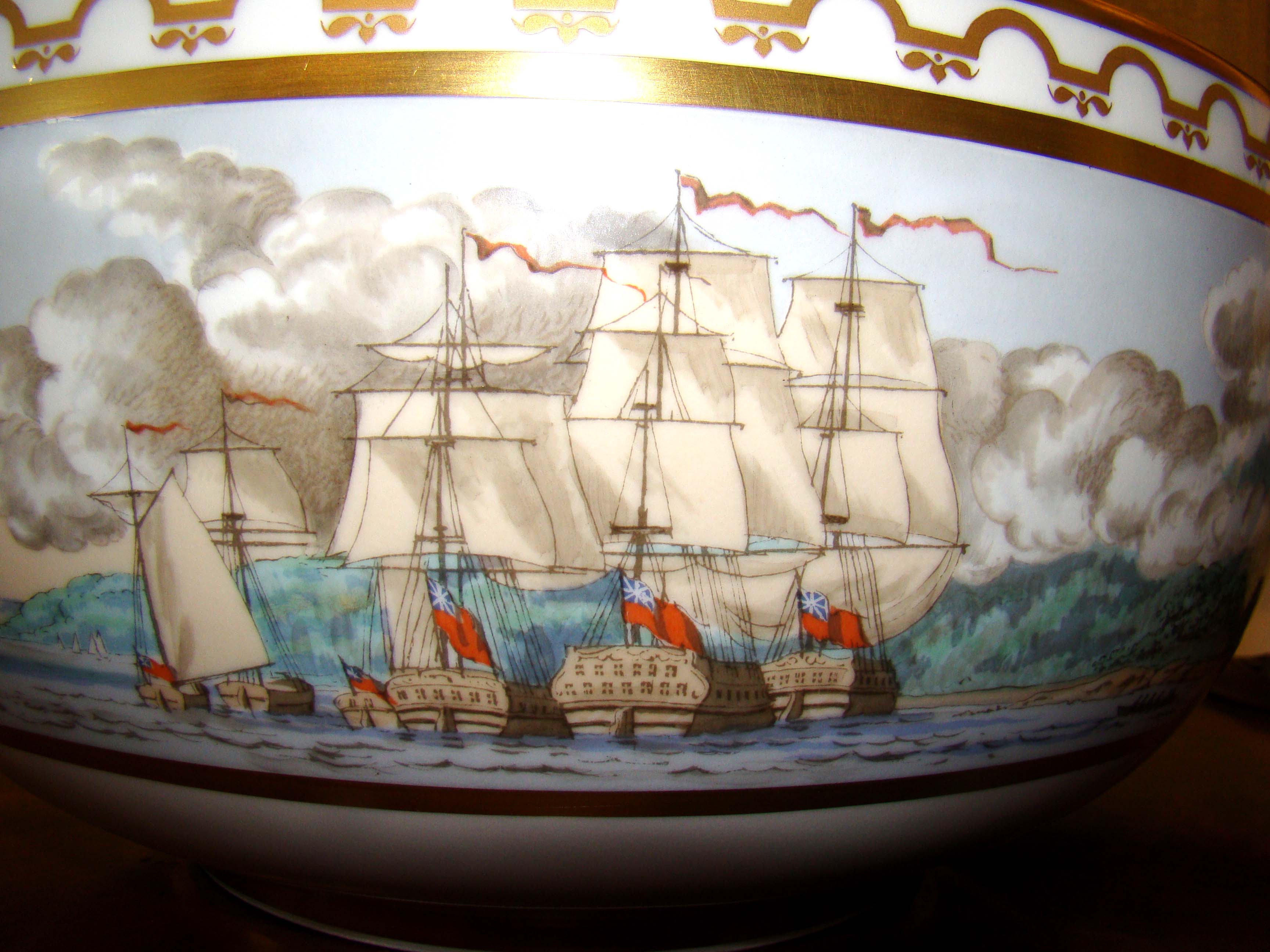 An "American Revolution" Limited Edition punch bowl made by Royal Copenhagen in 1976 — image 8