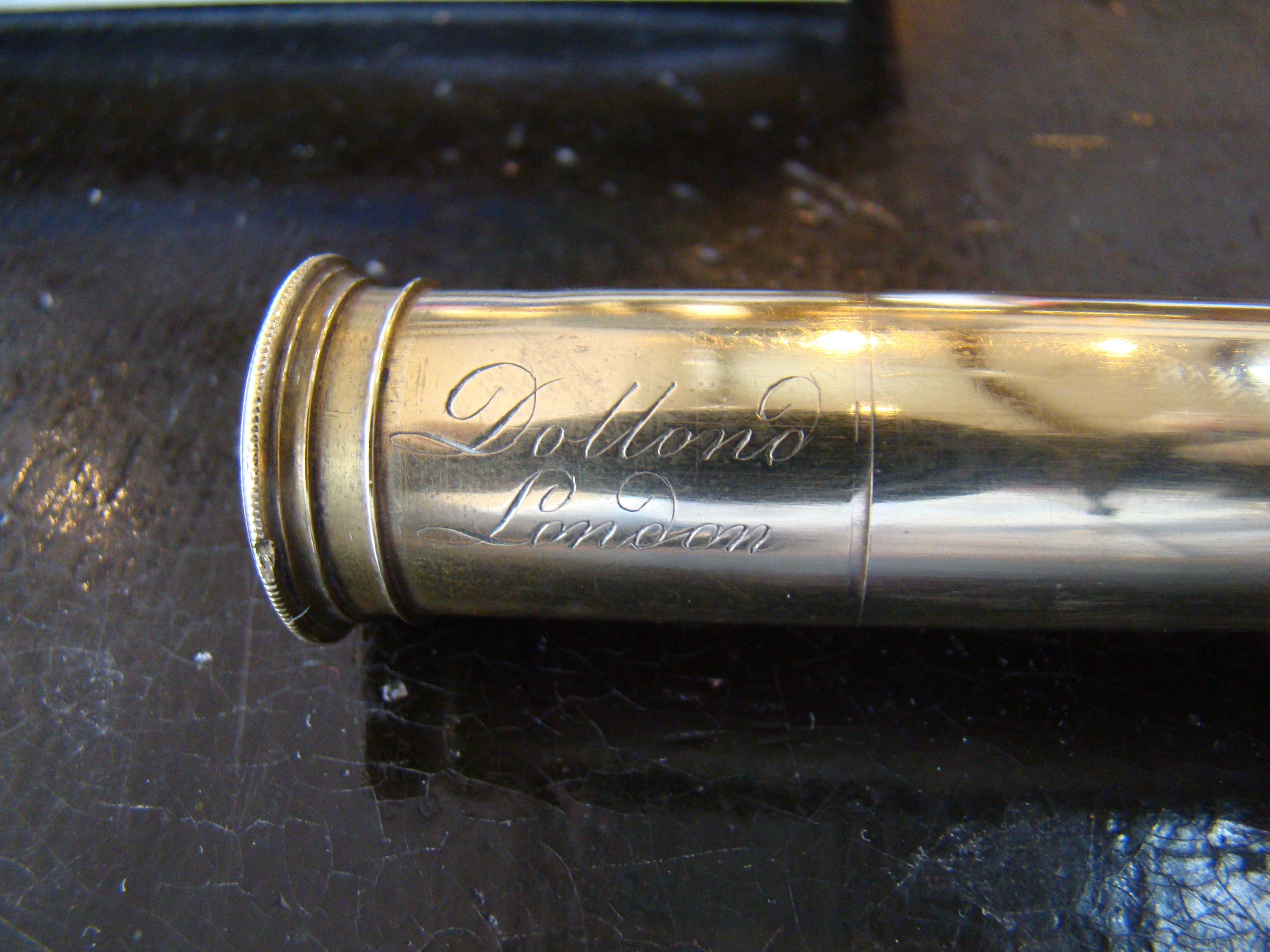 A RARE English three-draw pocket telescope made by John & Peter Dolland circa 1760-1790 — image 2