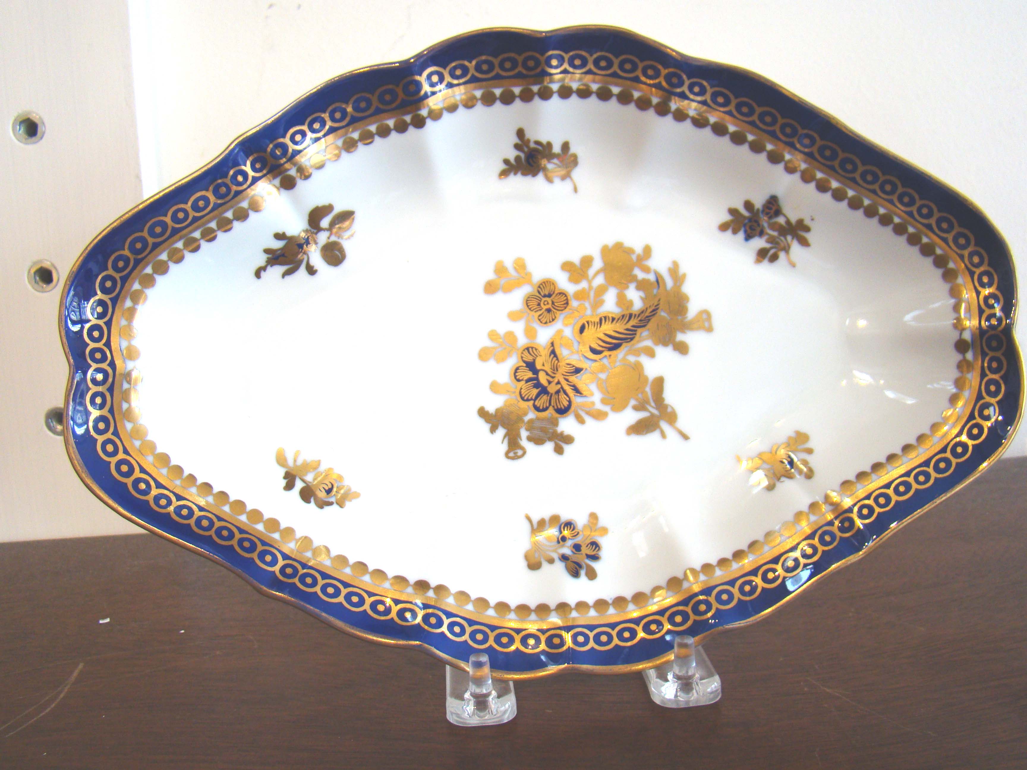 A gorgeous oval shaped dish made by Reed & Barton for the National Trust for Historic Preservation