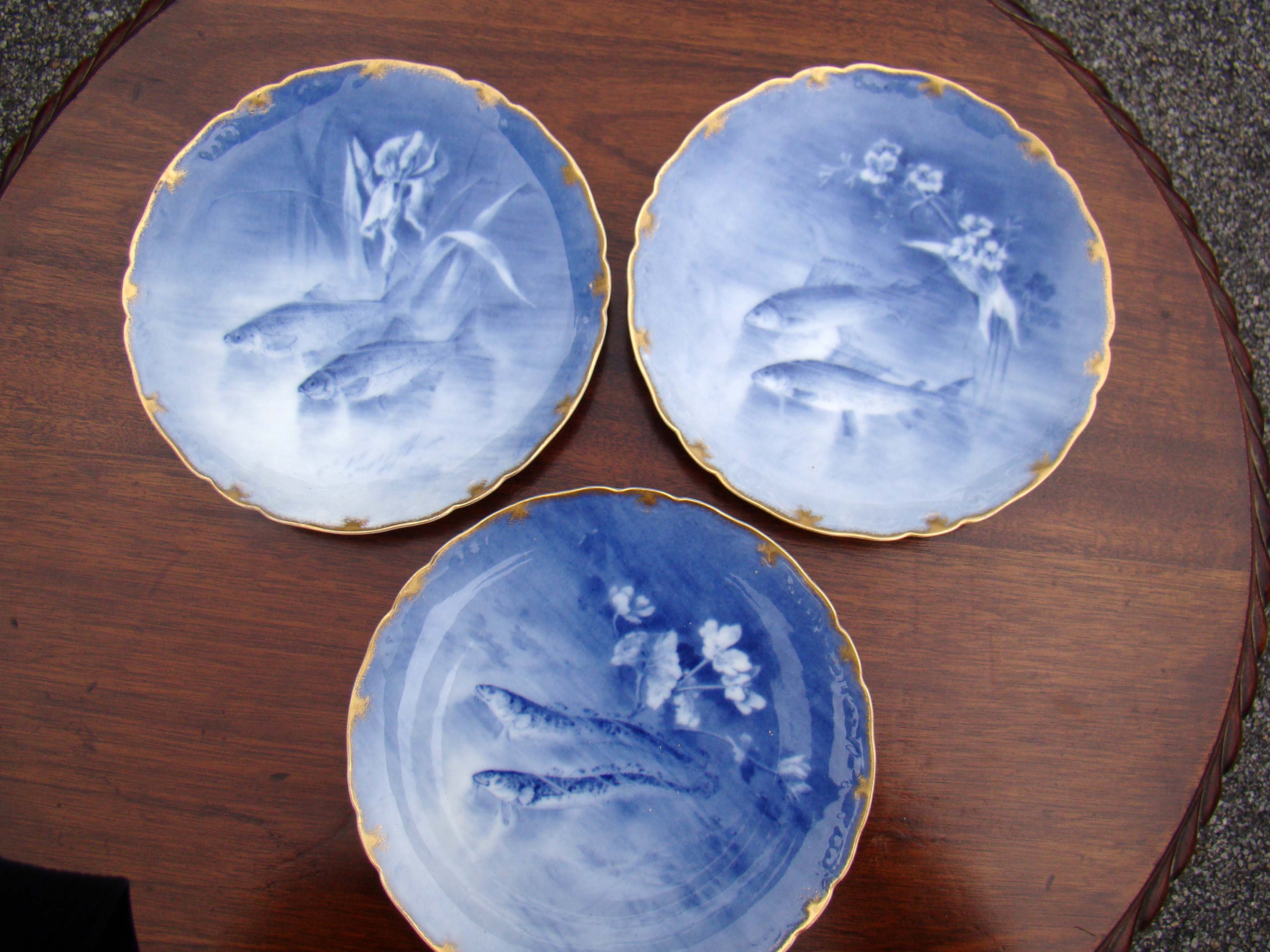 A fabulous LIMOGES fish service circa 1900 by Haviland & Co. — image 7