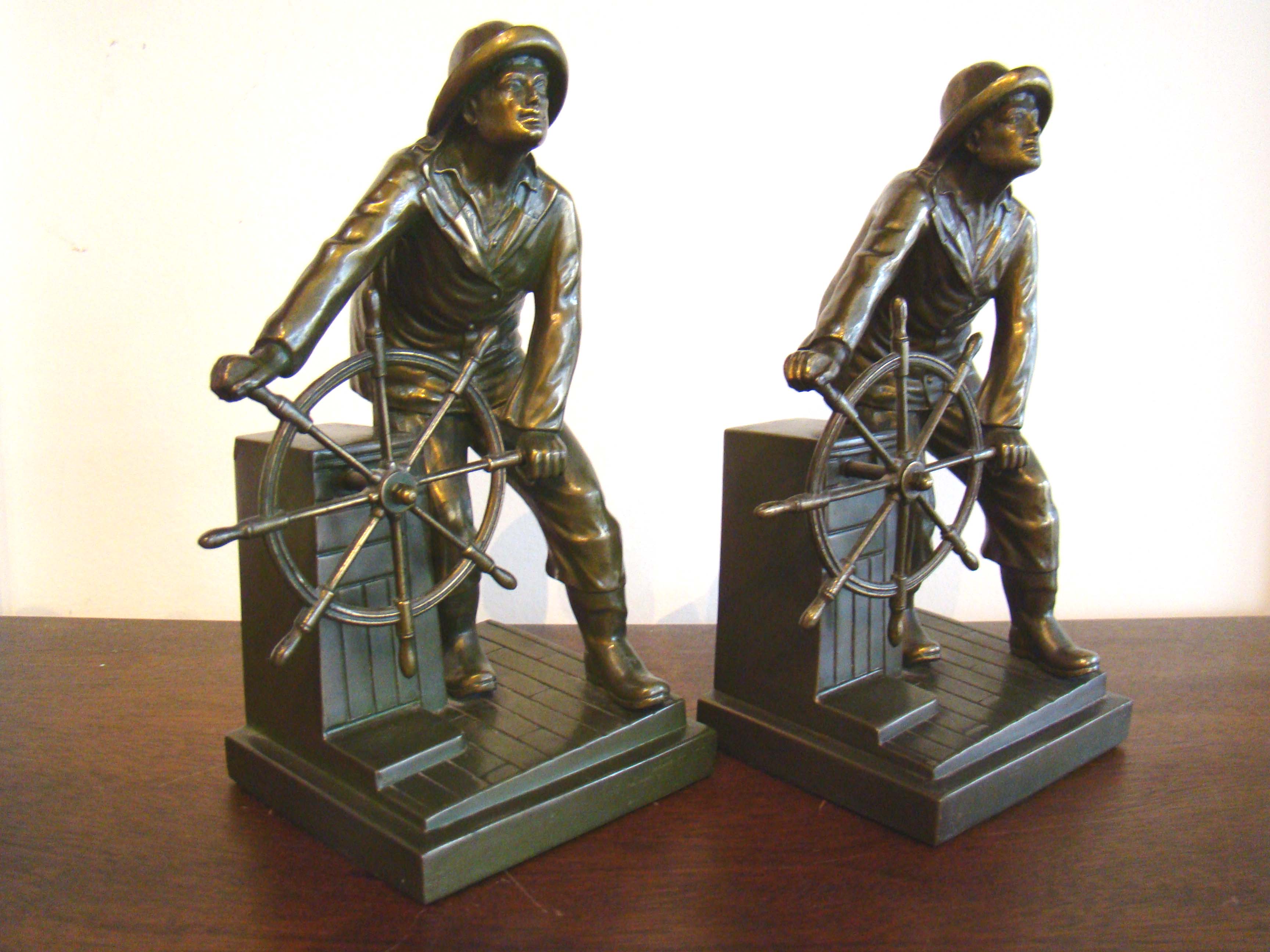 The 'best pair of' 'Gloucester fisherman'  bookends I have ever seen!! Circa 1928 — image 2