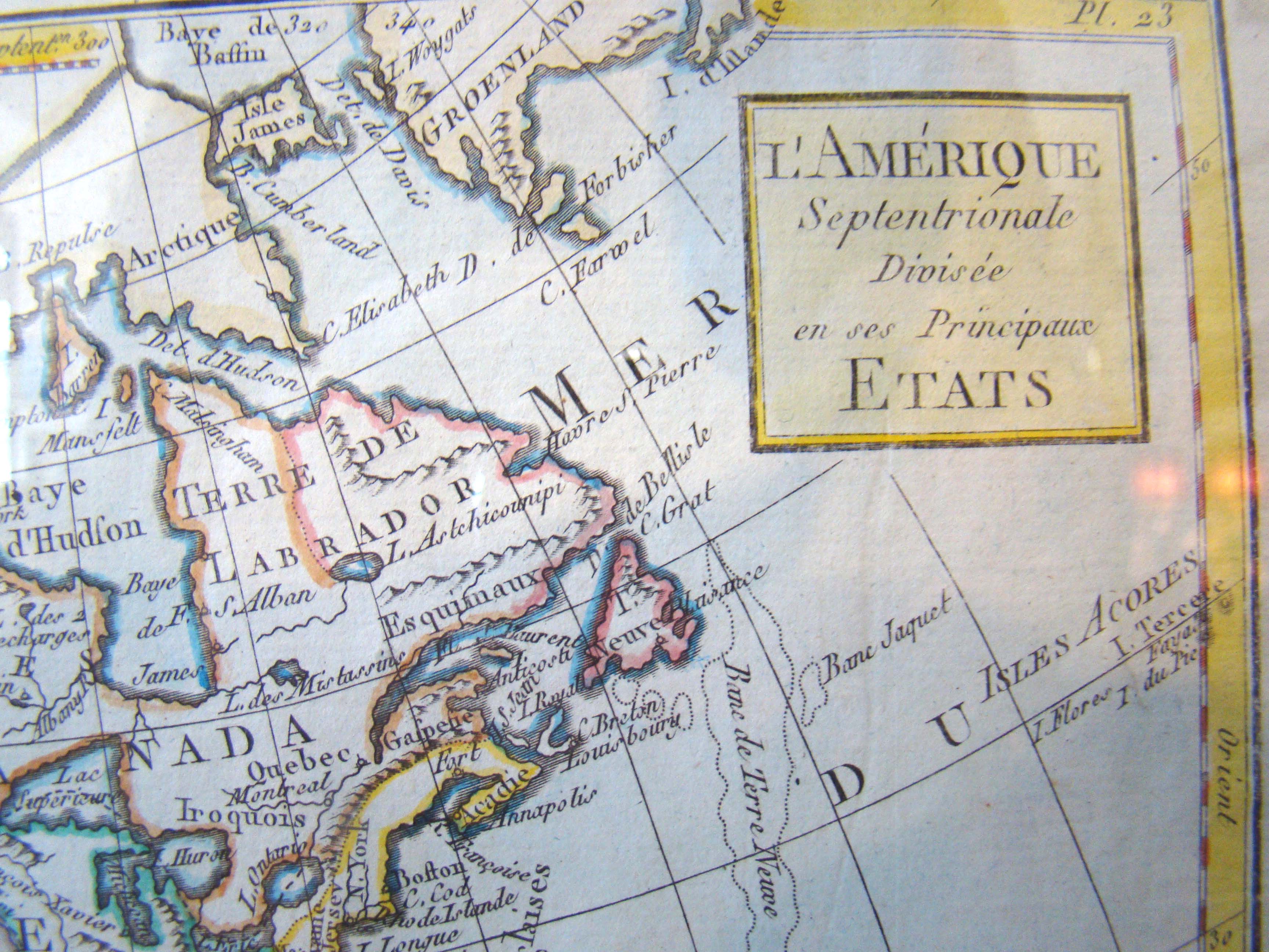 A fine and rare Map of North America printed in 1762 — image 3