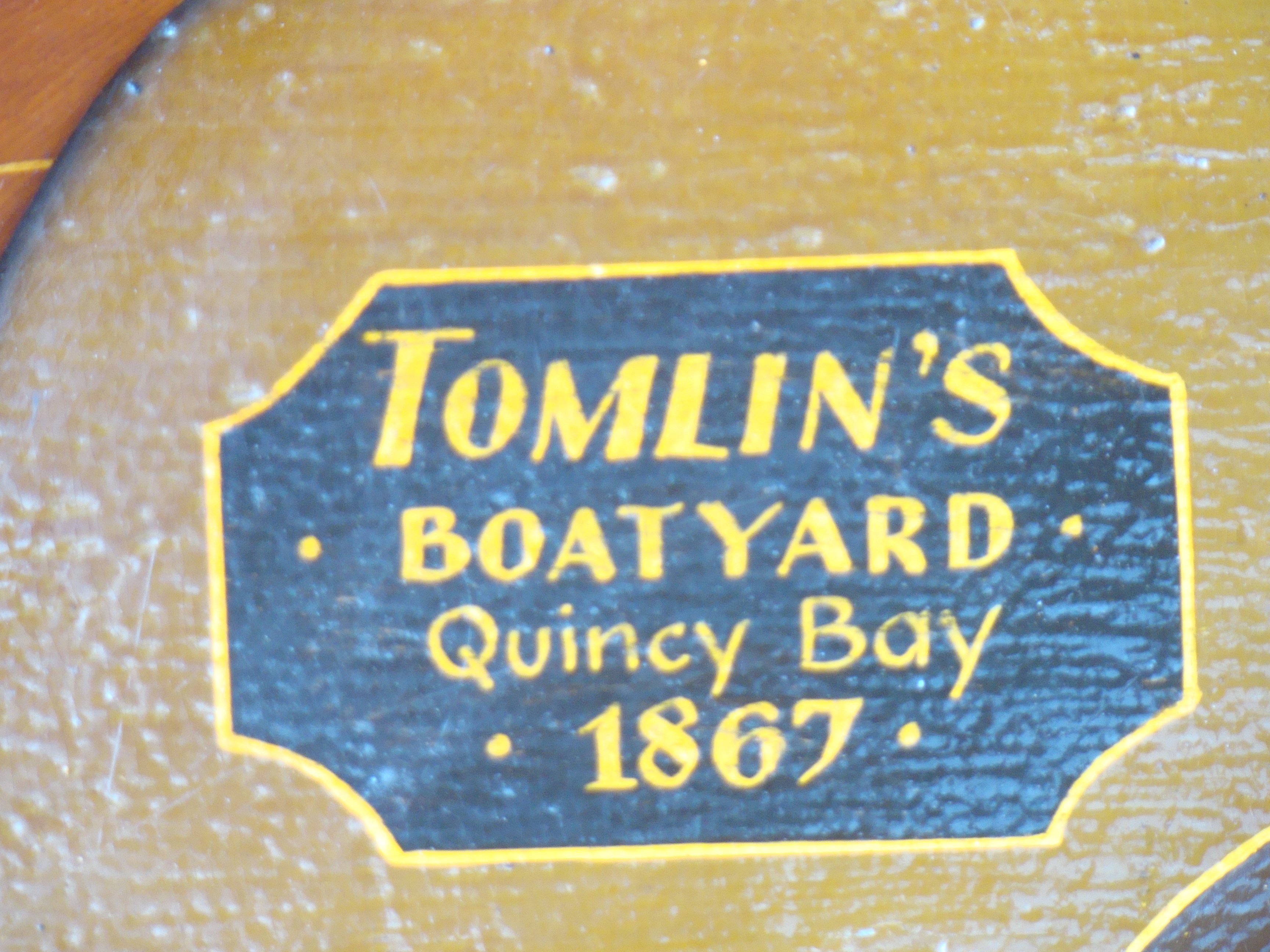 An attractive American Half-Hull model of the ship "CHARLES HENRY" built at Tomlin's Boatyard, Quincy Bay, 1867" — image 5