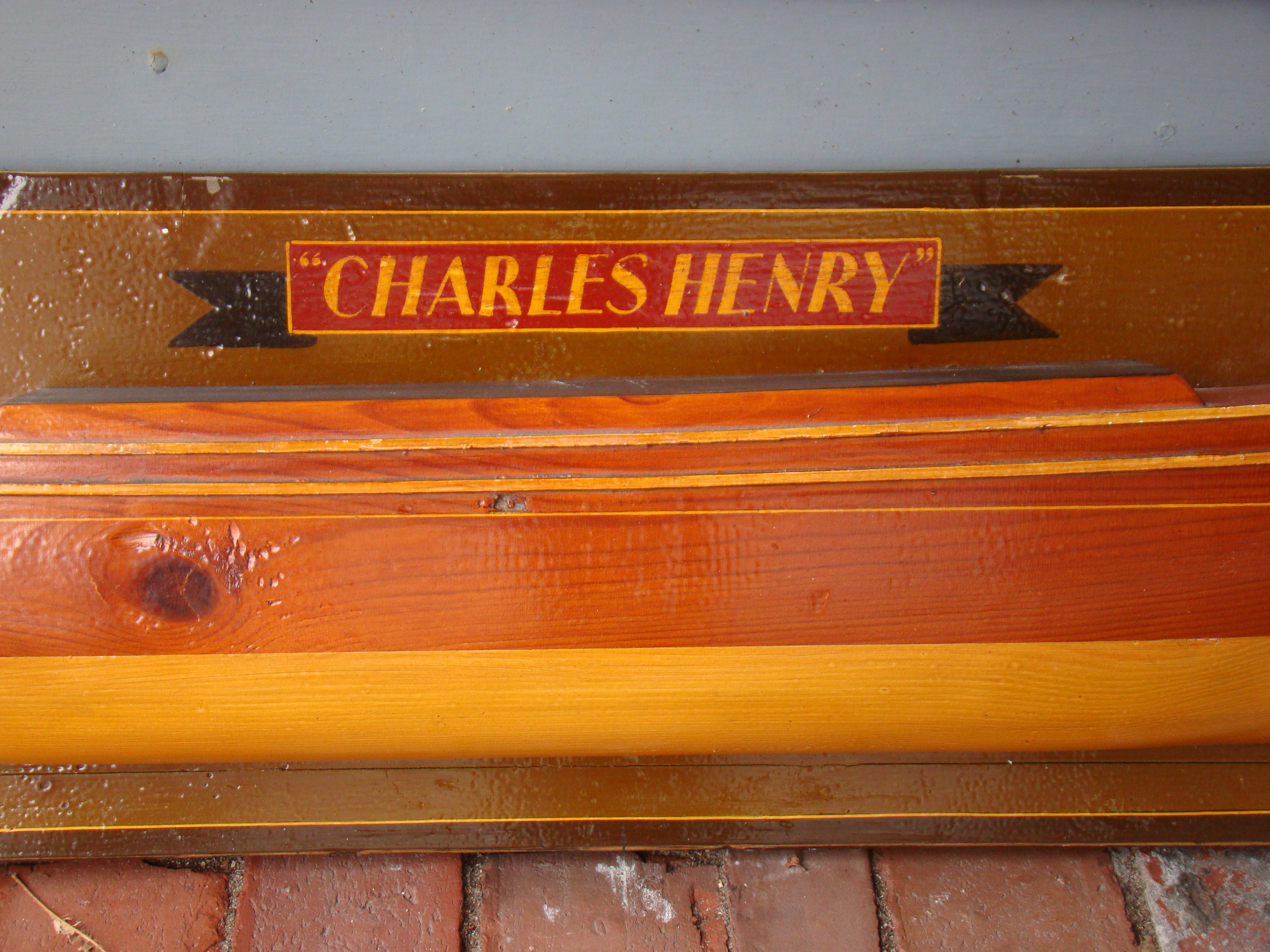 An attractive American Half-Hull model of the ship "CHARLES HENRY" built at Tomlin's Boatyard, Quincy Bay, 1867" — image 4