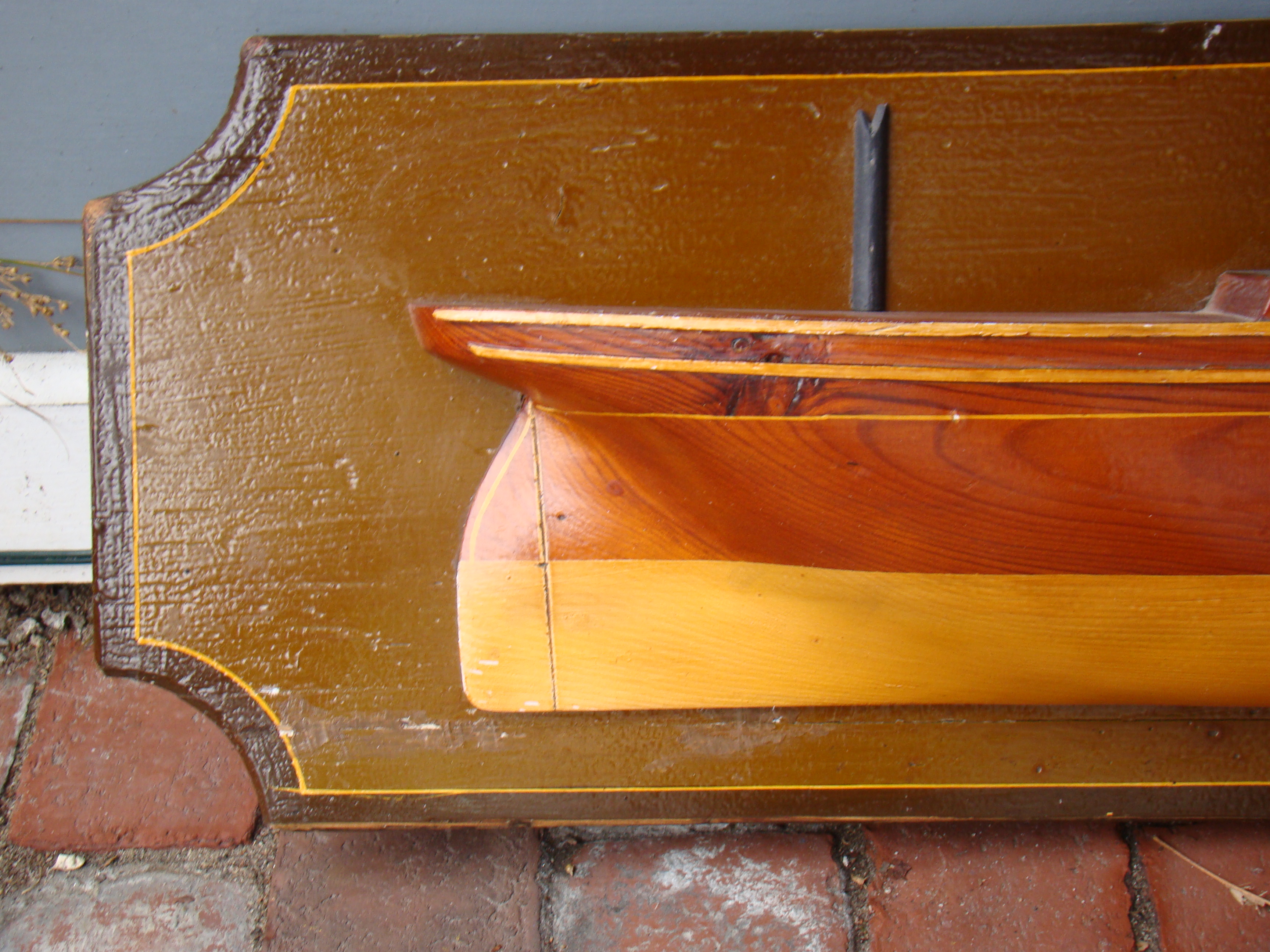 An attractive American Half-Hull model of the ship "CHARLES HENRY" built at Tomlin's Boatyard, Quincy Bay, 1867" — image 3