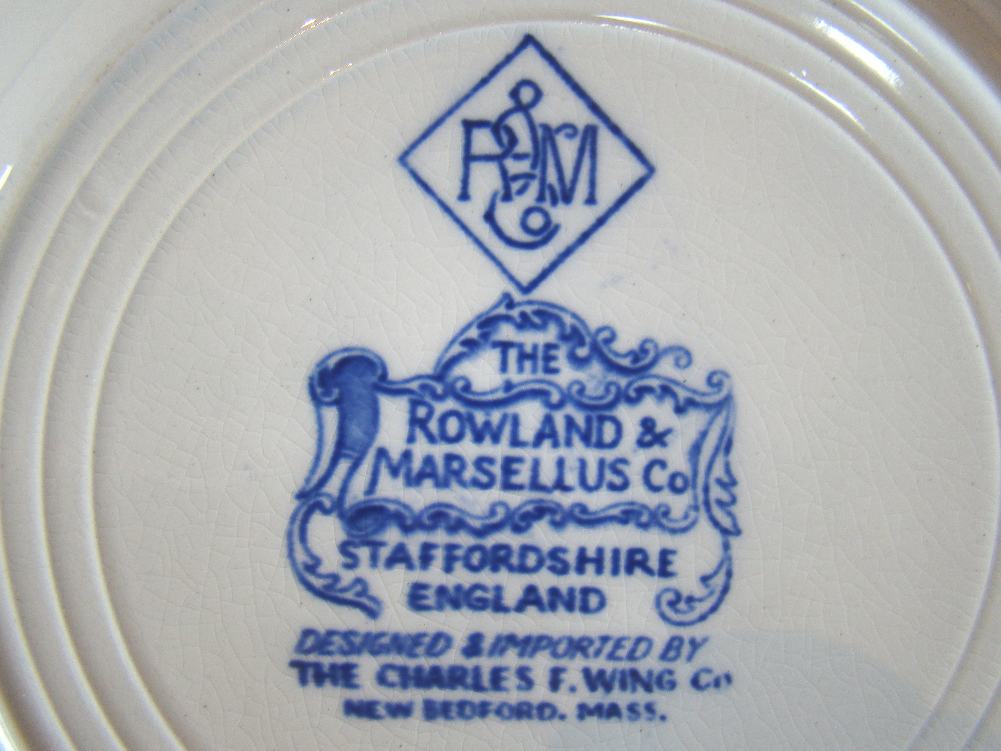 A NEW BEDFORD historical plate made in 1905 — image 2
