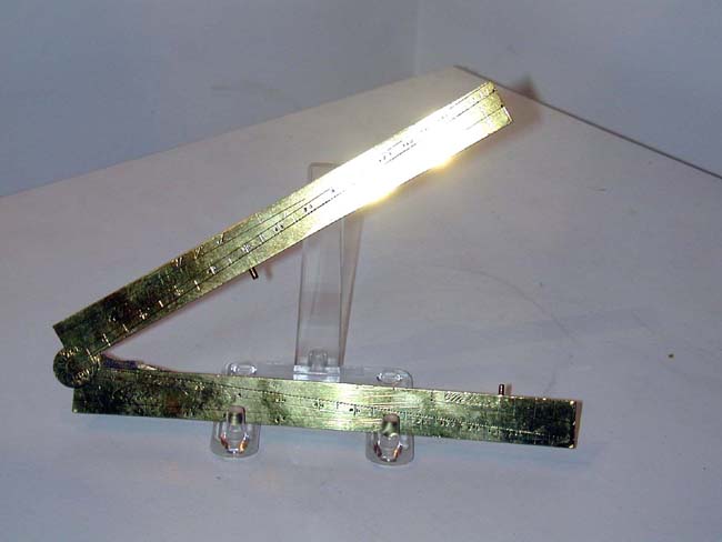 A French 18th Century Engraved Brass 'Gunners' Sectors circa 1770 — image 2