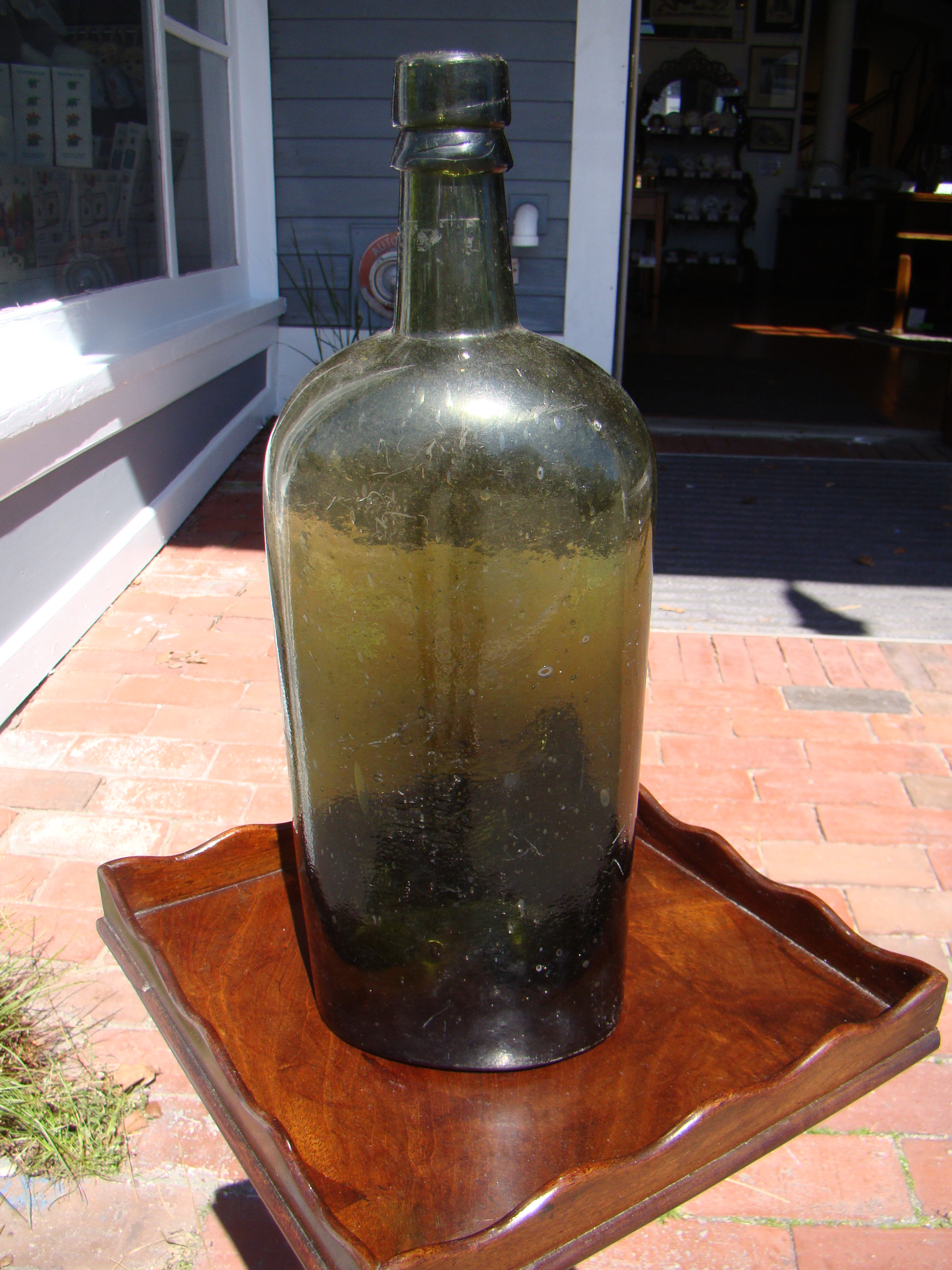 An authenticated shipwreck/sea salvaged bottle circa 1820-1840 found in the Caribbean