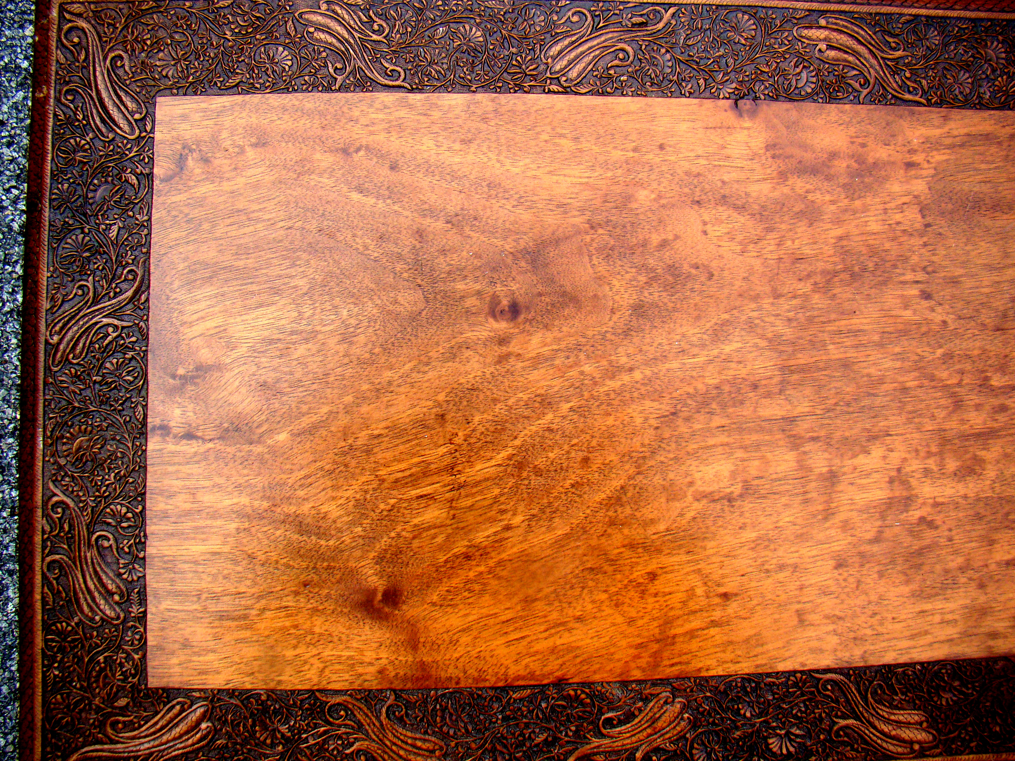 A beautifully carved American walnut side table circa 1890 — image 2
