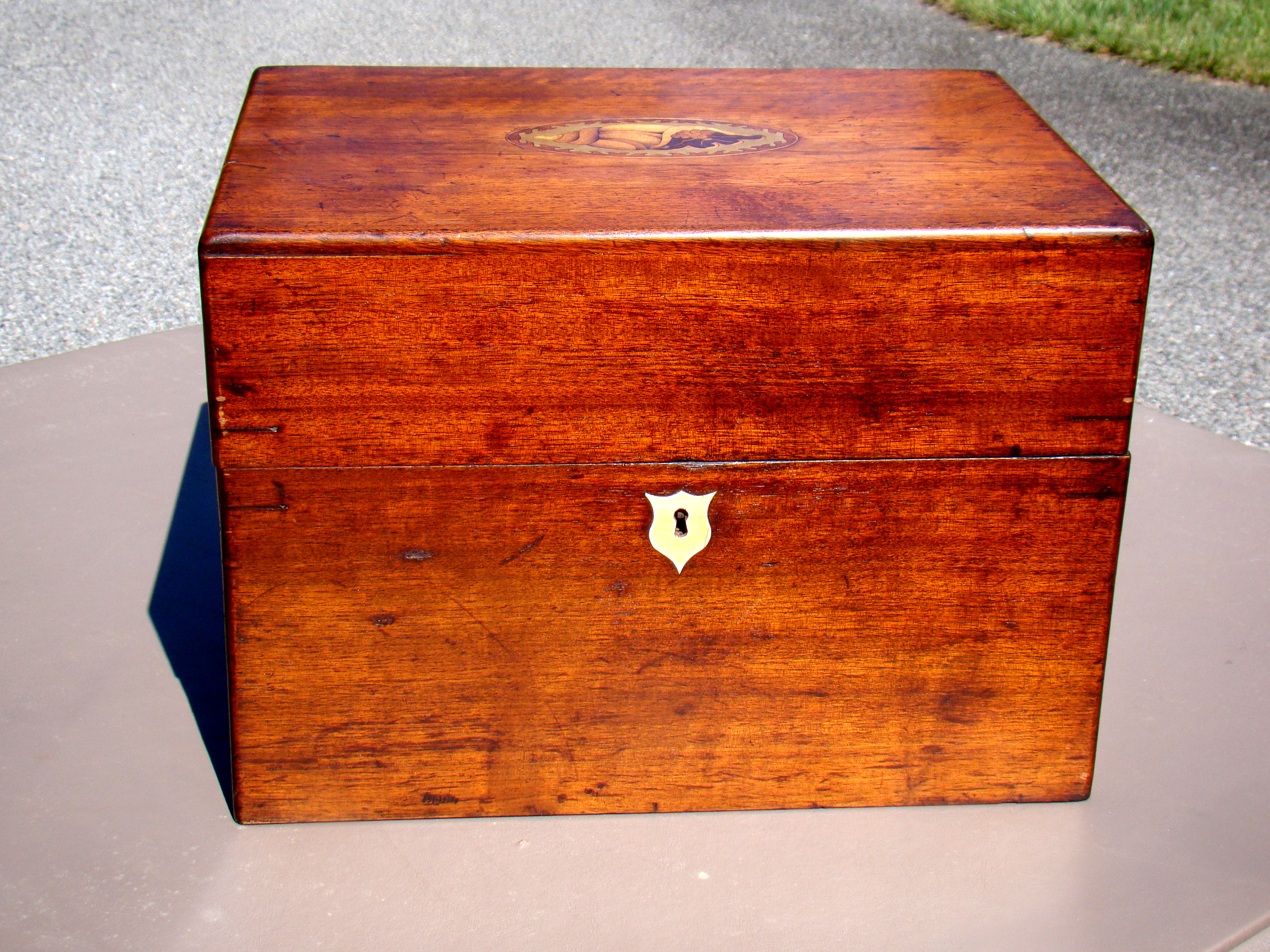A FABULOUS and RARE English Naval Officer's Liquor Chest circa 1810 — image 2