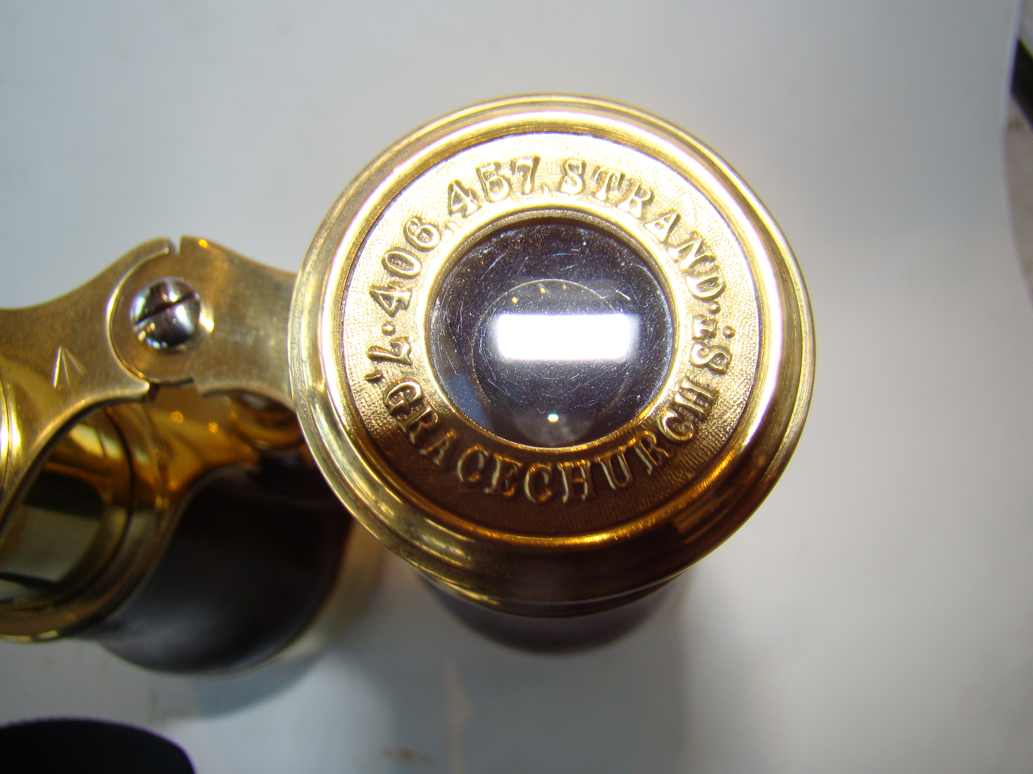 A fine pair of antique British army field glasses by J.H. Steward circa 1900 — image 3