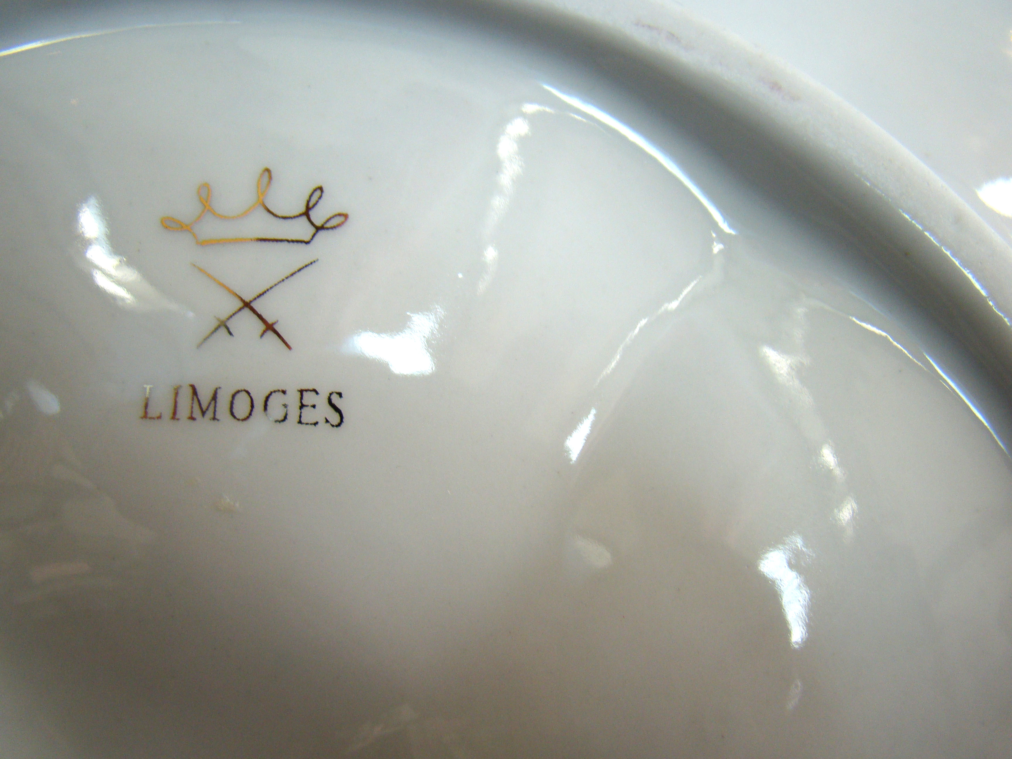 A fabulous vintage Limoges oyster plate — image 2