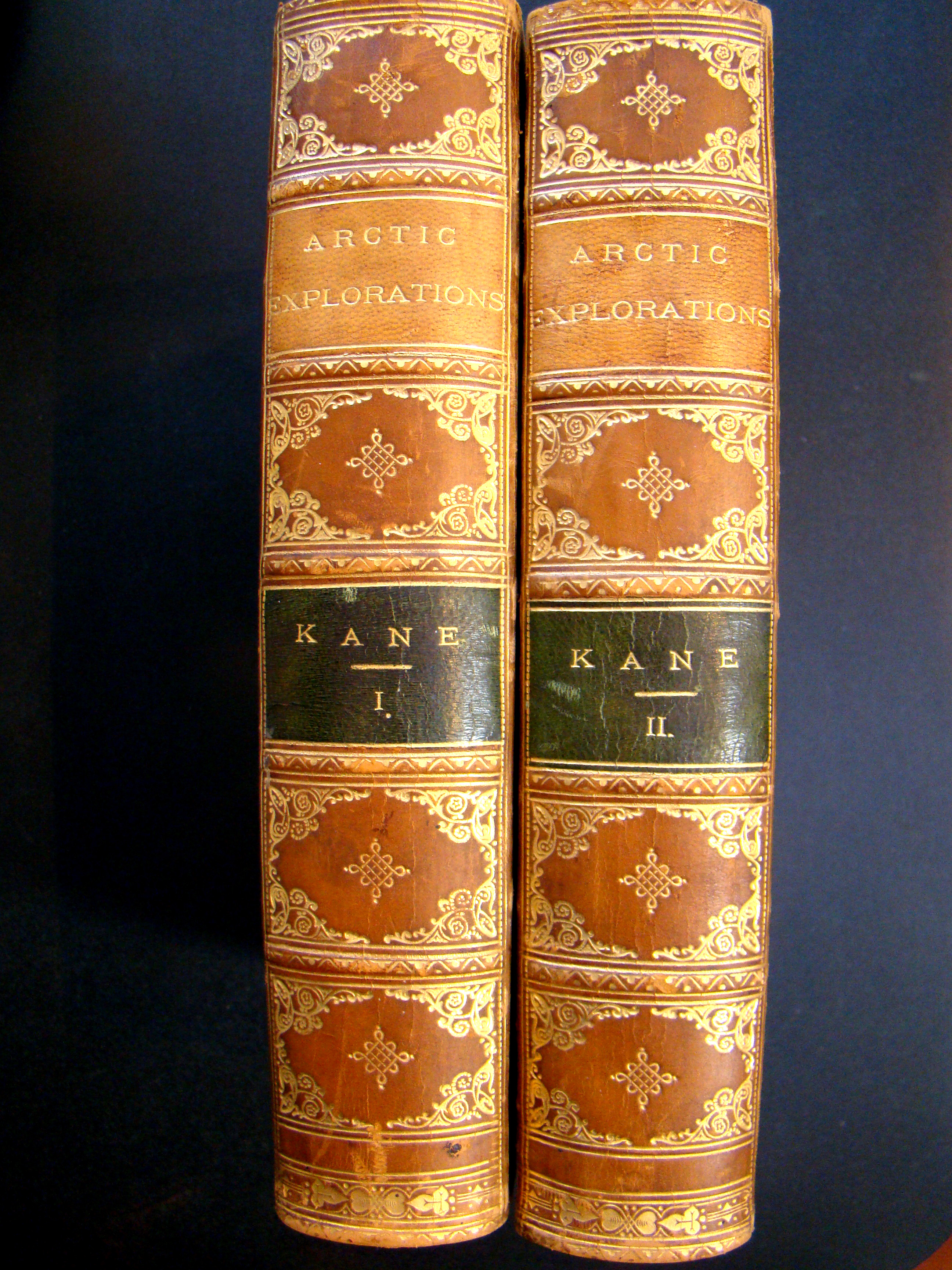 Arctic Exploration, 2 vols, by Elisha Kent Kane, published in 1856