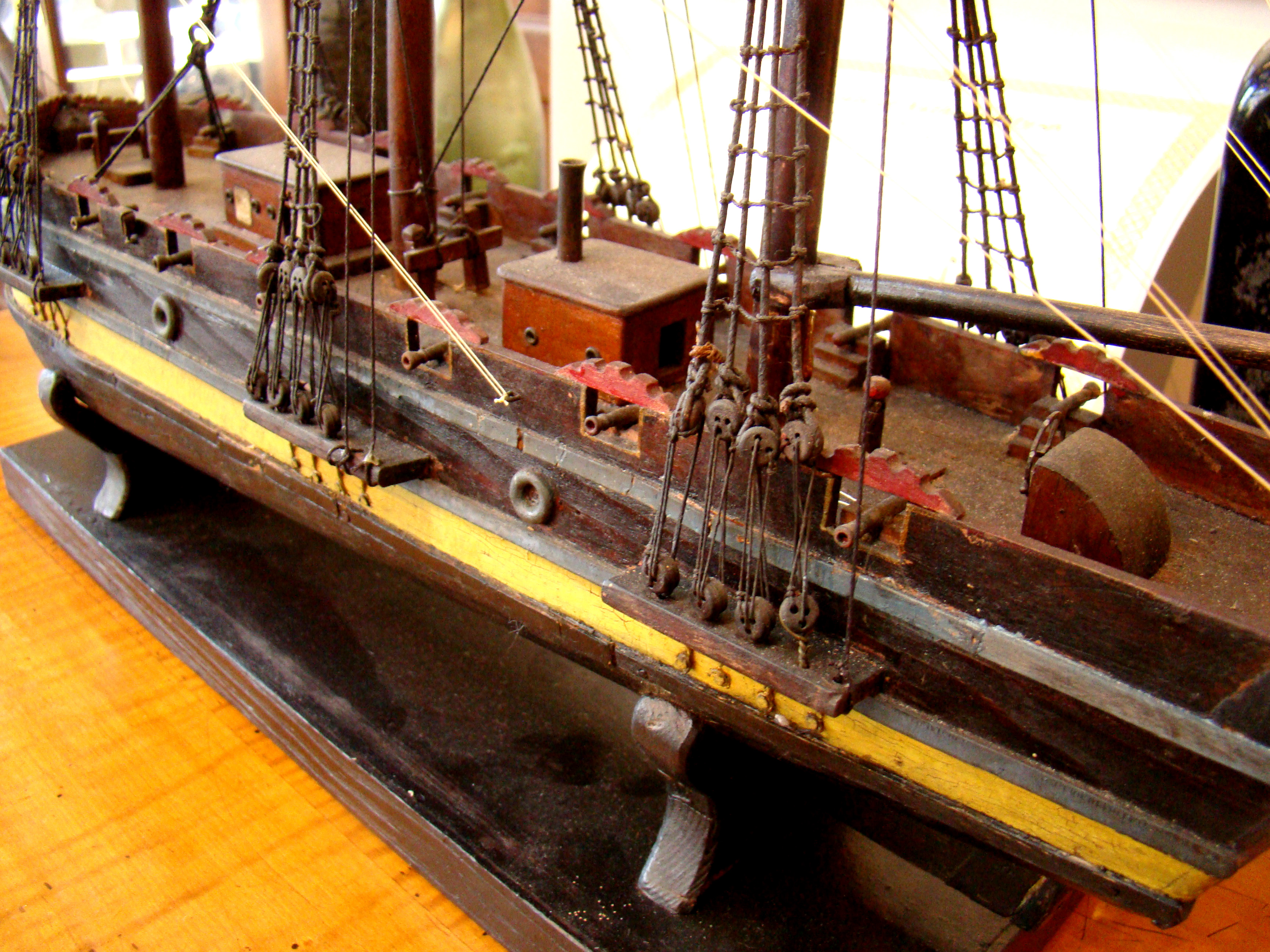 A finely detailed 19th century sctratch-built model of the Revolutionary War privateer AMERICA — image 3