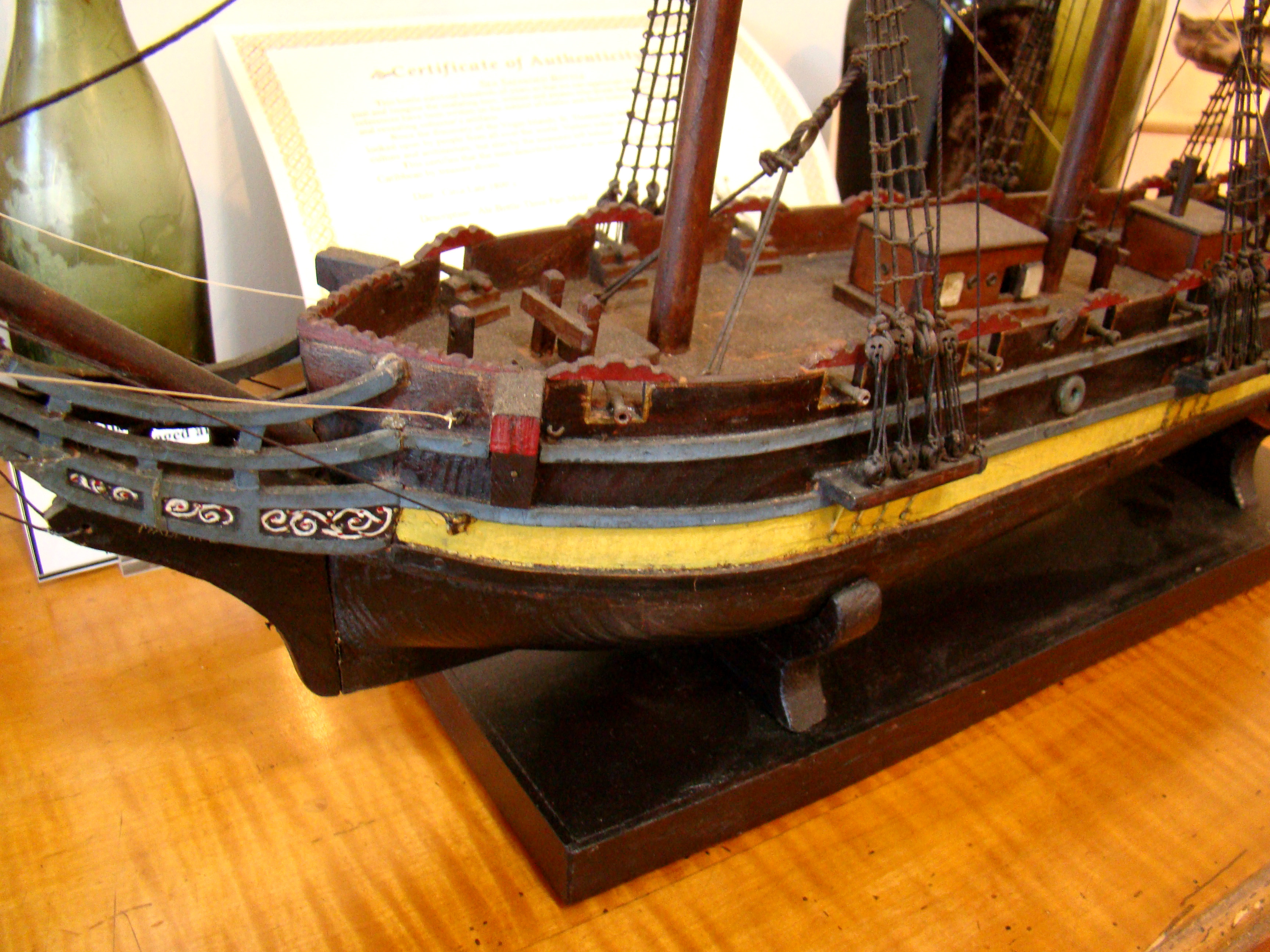 A finely detailed 19th century sctratch-built model of the Revolutionary War privateer AMERICA — image 2
