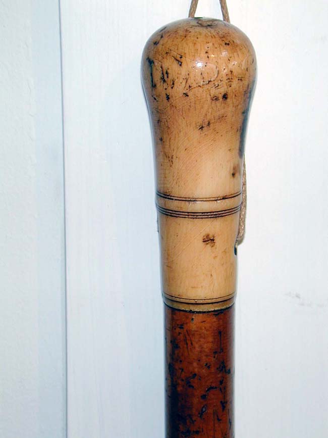 An 18th Century Ivory Mounted Walking stick