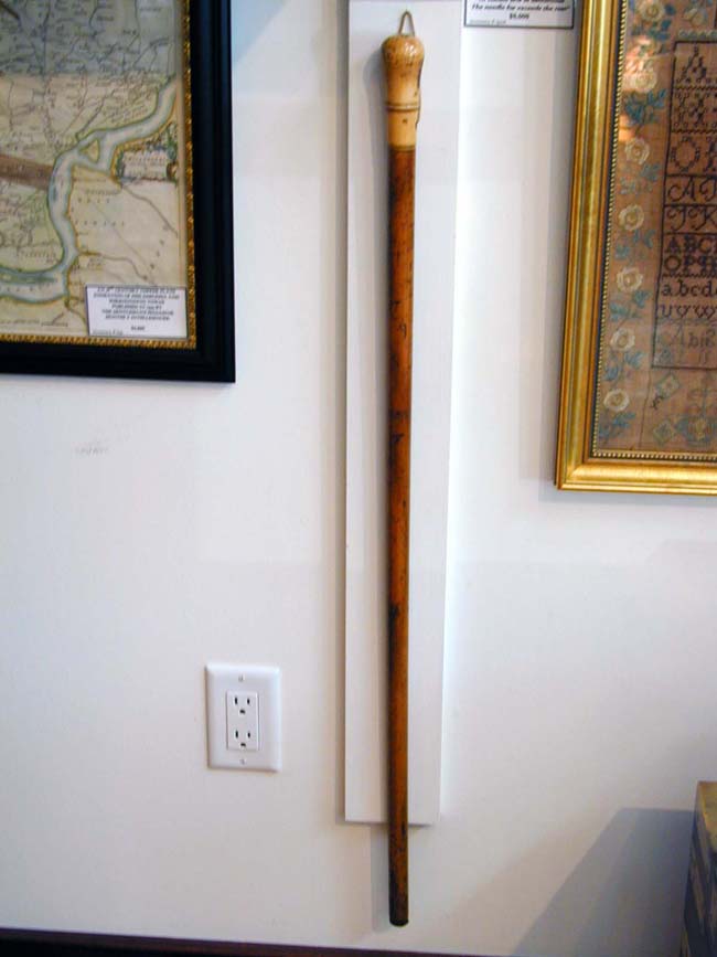 An 18th Century Ivory Mounted Walking stick — image 2