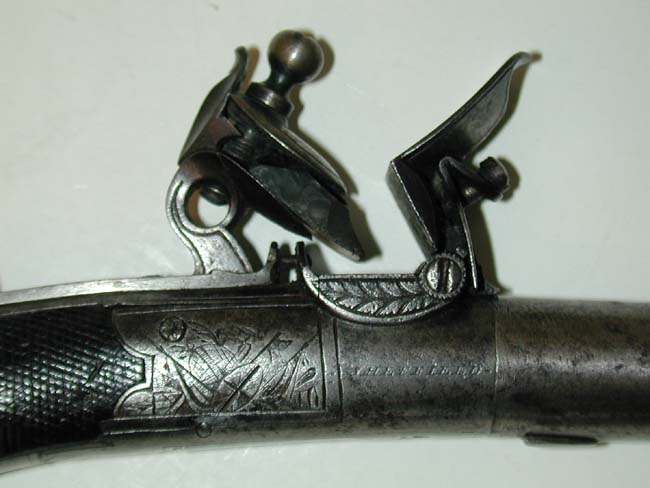 English Flintlock Pocket Pistol With Silver Mounts Circa 1795 — image 2