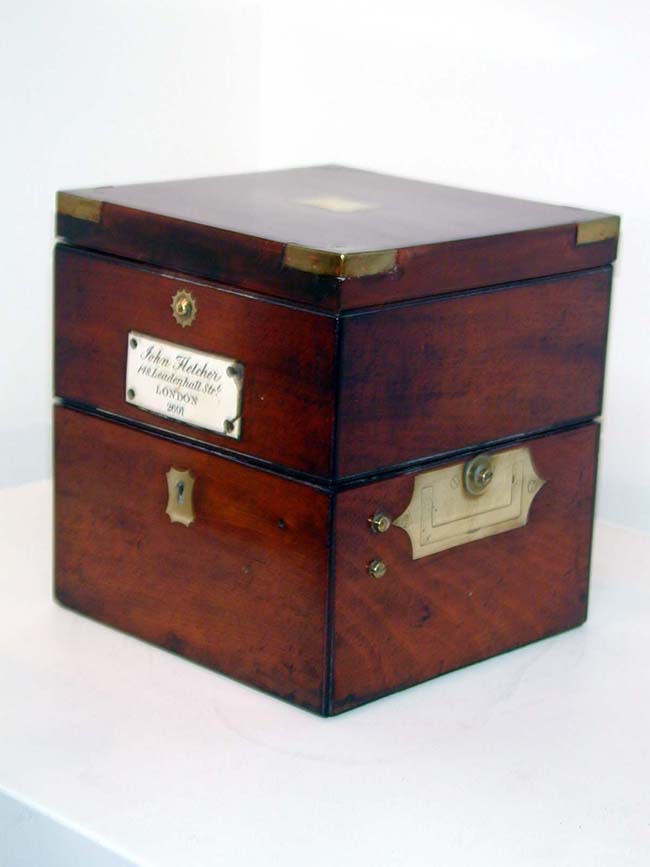 19th century English Marine Chronometer Signed "John Fletcher, Maker to the Admiralty" — image 2