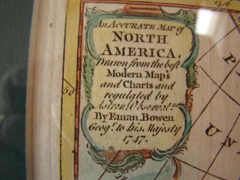 A RARE early map of North America dated 1747 — image 2