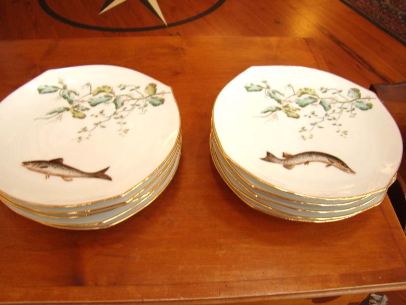 A beautiful 14-piece fish set made by Tresseman & Vogt circa 1890 — image 3