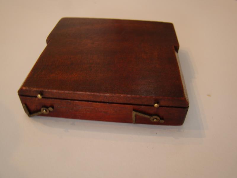 A fine late 18th century boxed pocket compass
