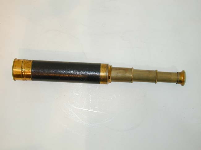 Fine Small Three-Draw Telescope Circa 1860.