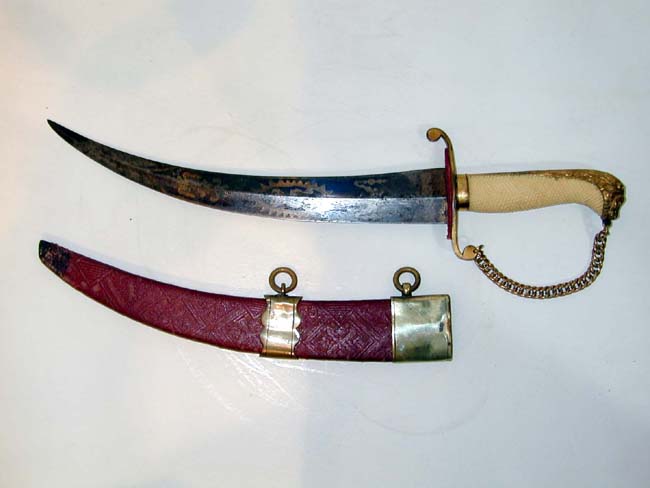 Curved Bladed Naval Dirk circa 1805-1812