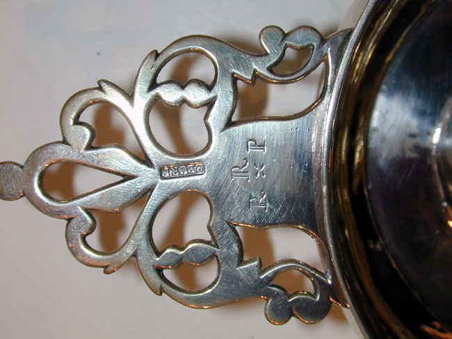 American 18th Century Silver Porringer by Benjamin Burt Circa 1770 — image 2