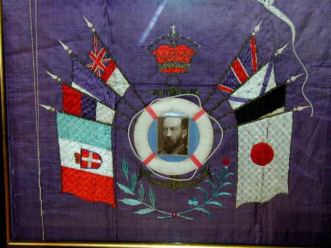 Early 20th Century British Sailor's Patriotic Silkwork circa 1905 — image 2
