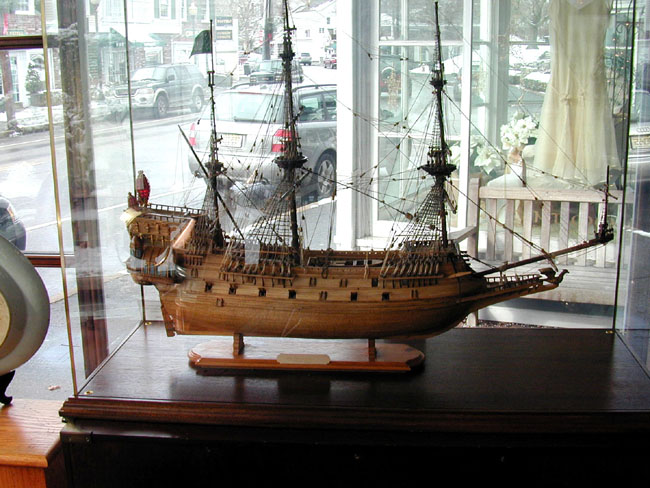 A 20th century Model of the French 42 Gun "La Couronne" Launched in 1636.