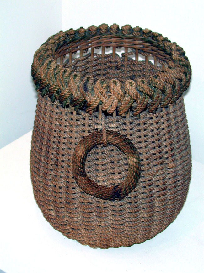 Outstanding 19th Century Nantucket Eel Basket
