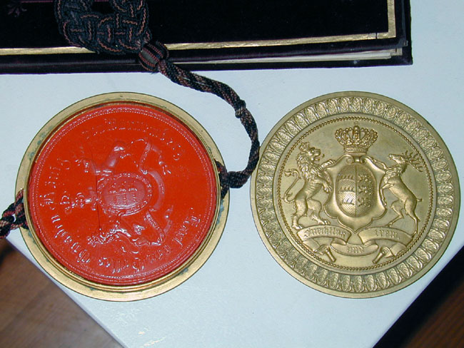Wonderful Late 19th Century Royal Grant of Arms Issued by King Karl of Prussia — image 6