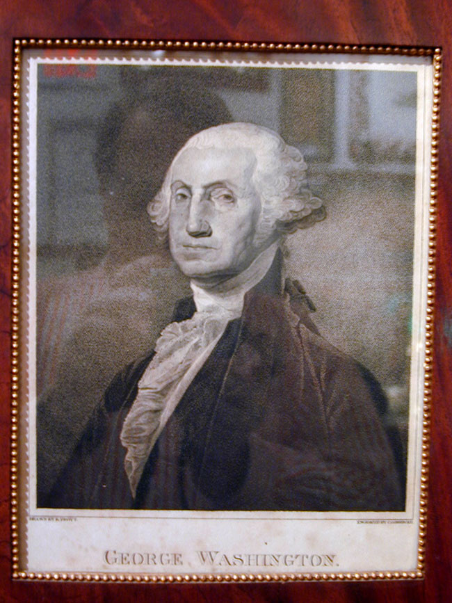 Framed Grouping of 18th and 19th Century GEORGE WASHINGTON Memorabilia Including His Signature — image 5