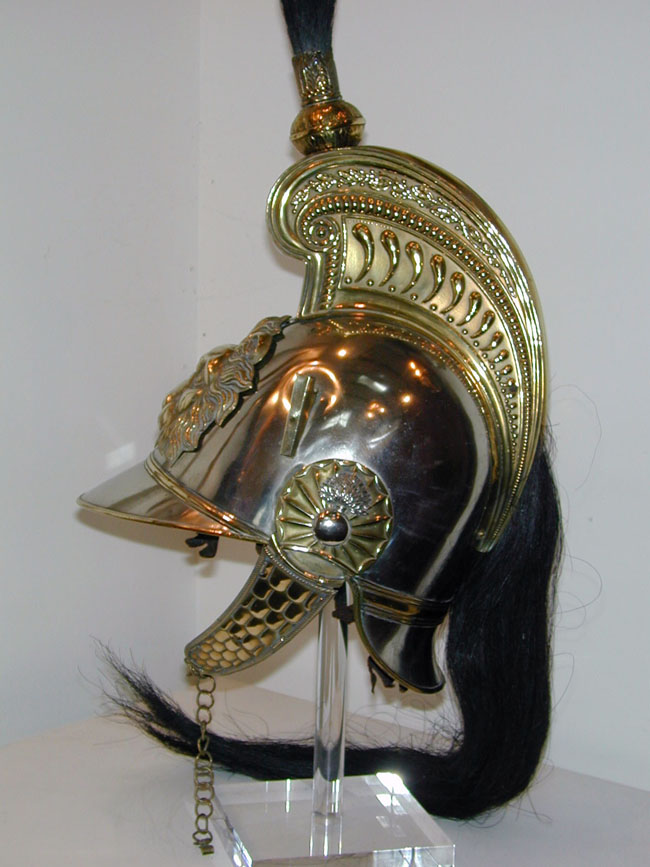 19th Century Belgian Cavalry Officer's Helmet circa 1870