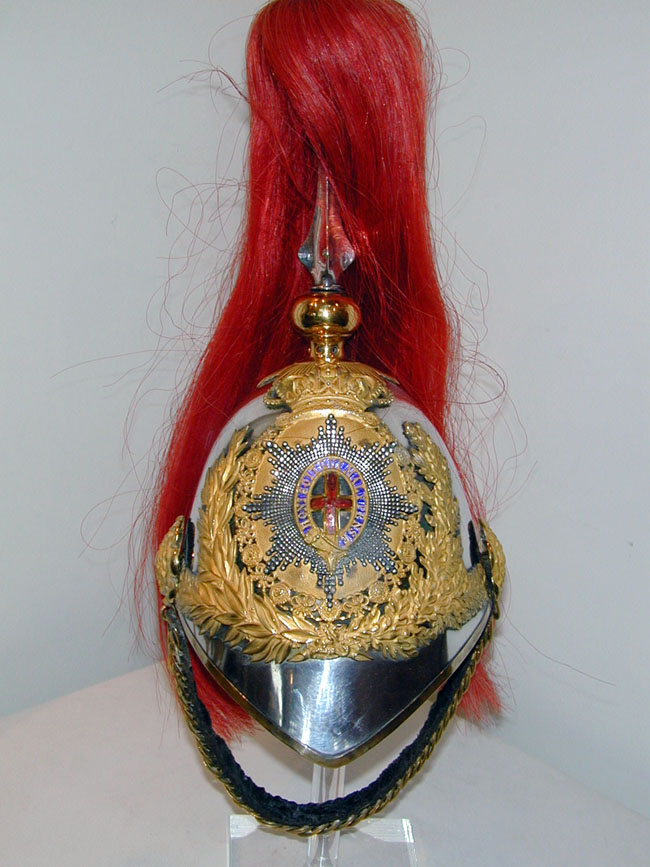 Fine English Royal Household Cavalry Officer's Helmet circa 1890